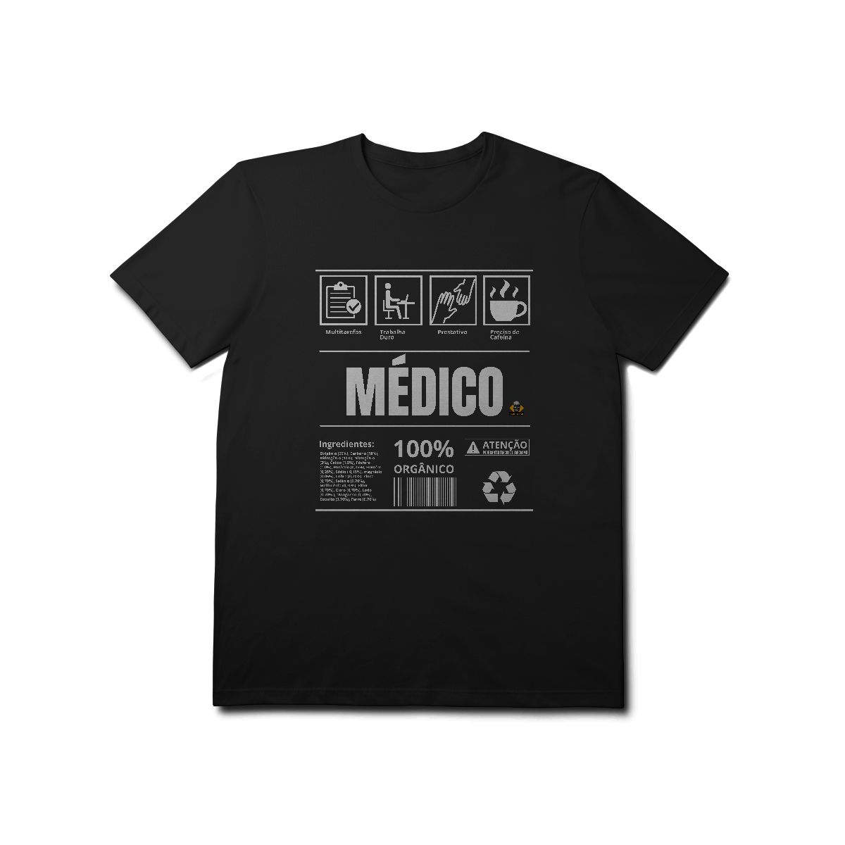 Camiseta Etiqueta Médico