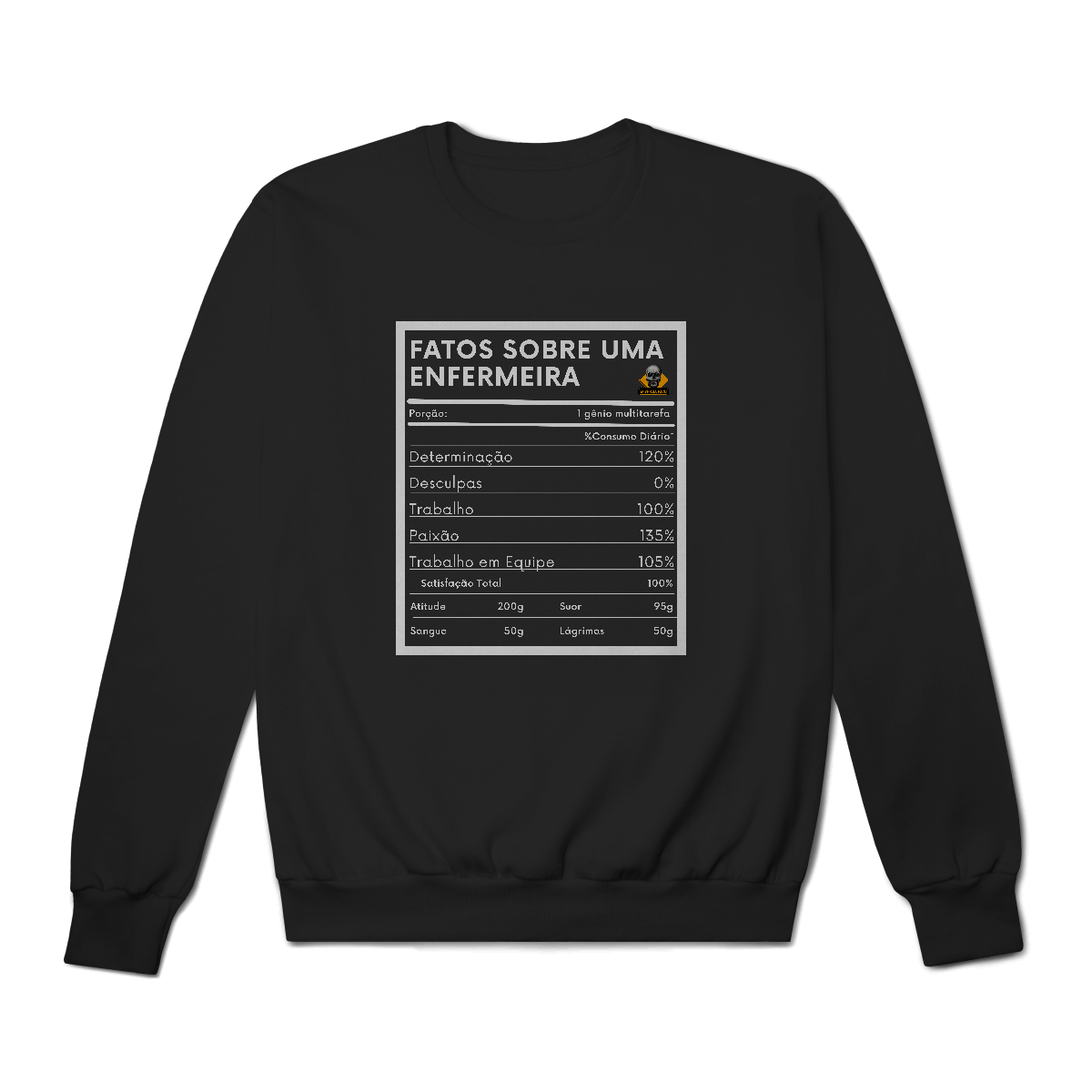Nome do produto: Moletom Fatos Enfermeira