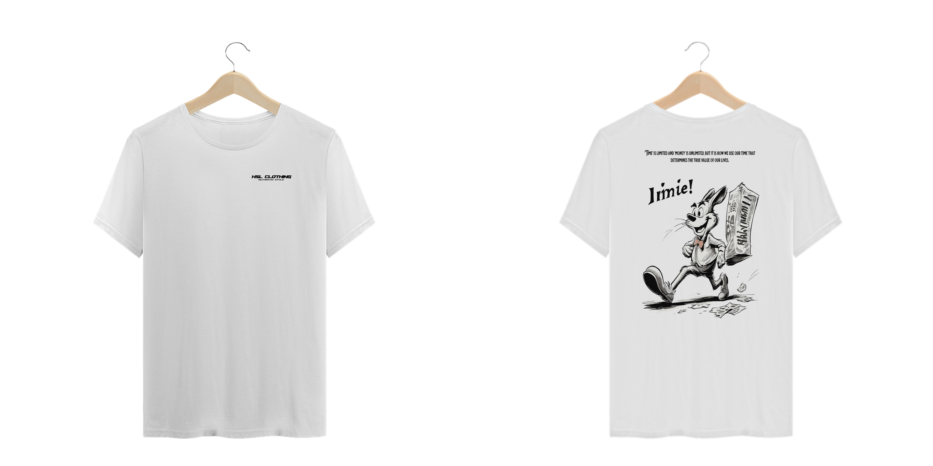 Nome do produto: tempo é limitado,  Dinheiro é ilimitado plus Size