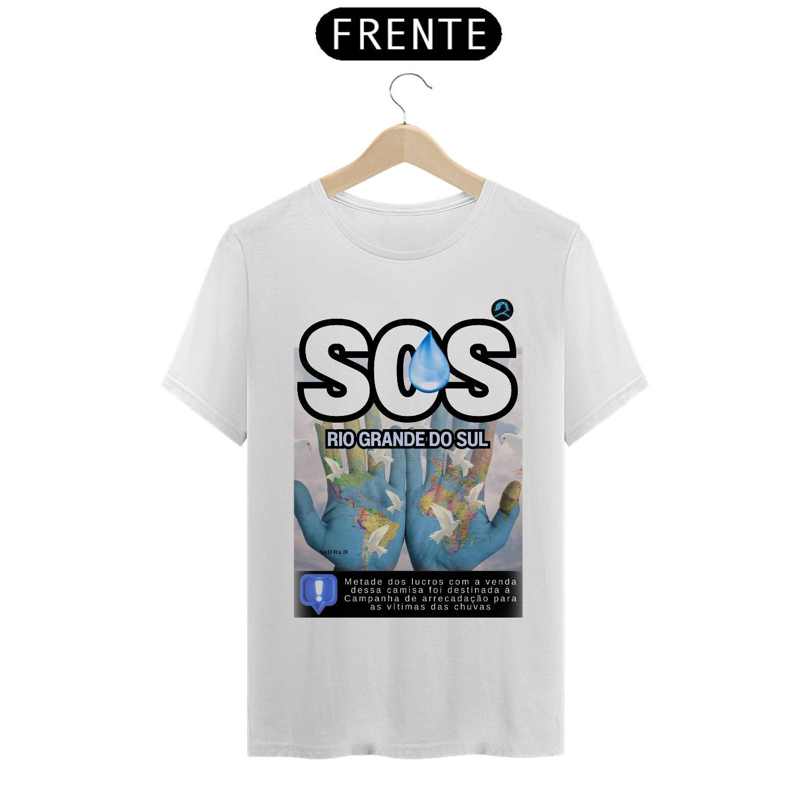 Nome do produto: SOS Rio Grande do Sul - Modelo 02