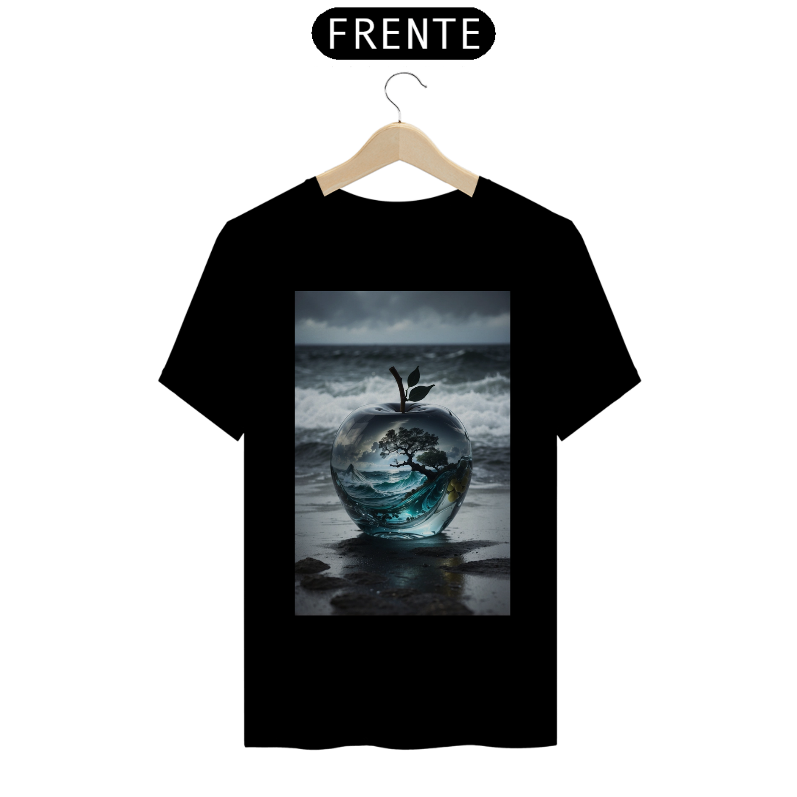 Nome do produto: Maçã de Vidro Hiper-Realista em Alta Definição