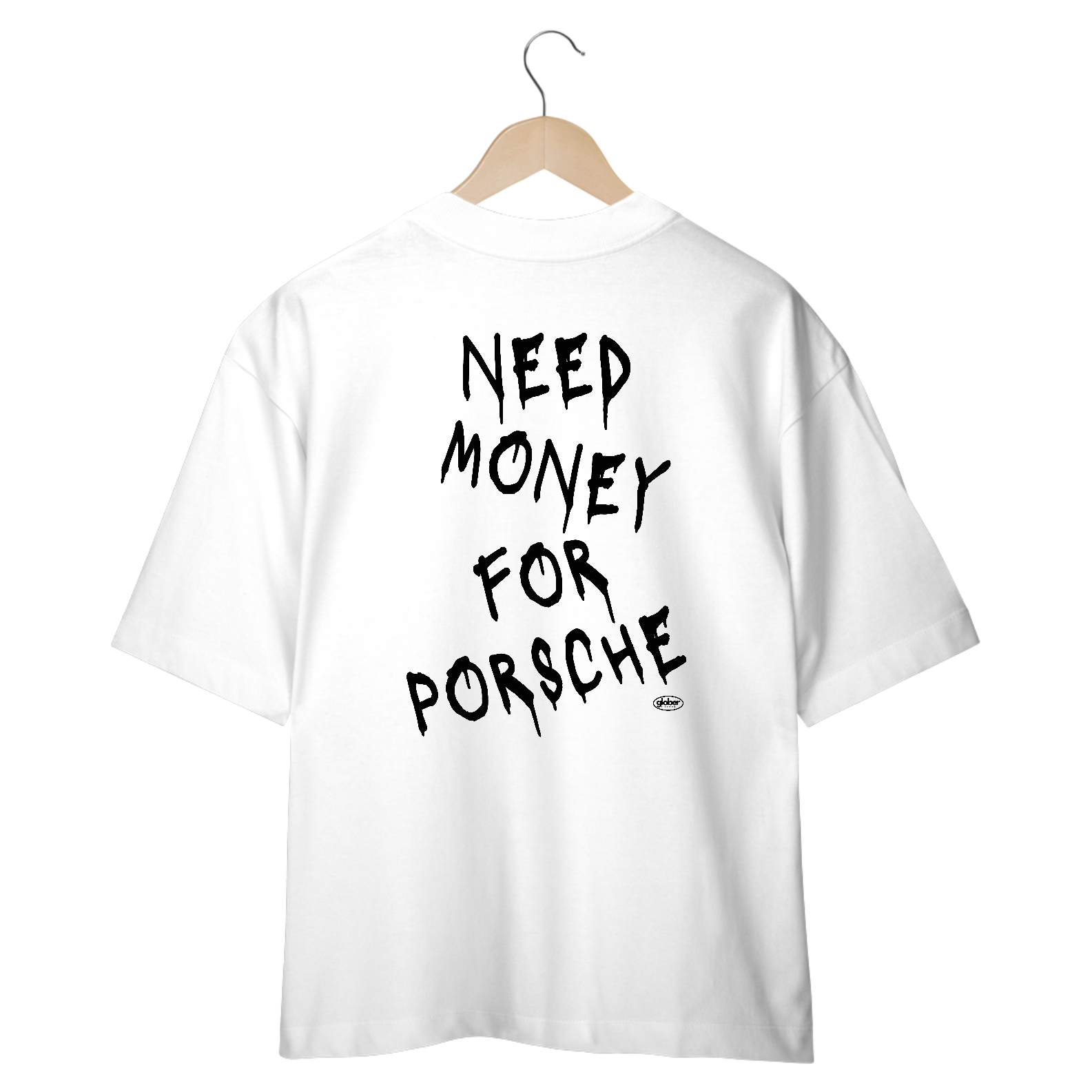 Camiseta Oversized No filter - Need money for porsche