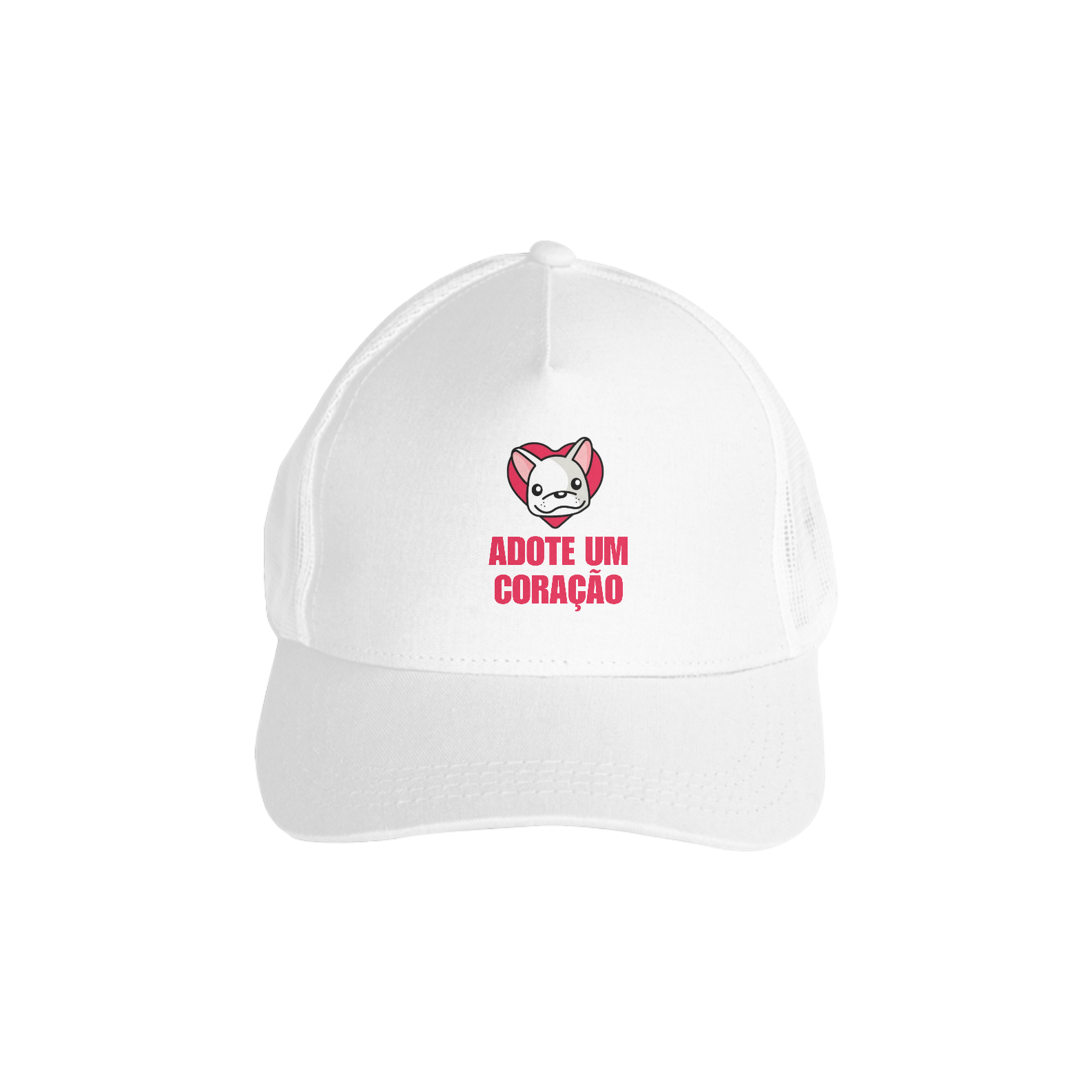 Boné Prime com Tela - Adote um Coração