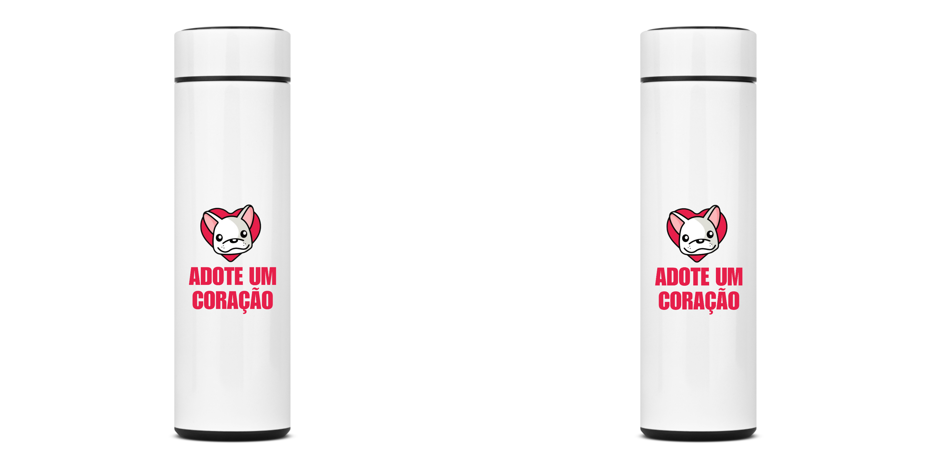 Garrafa Térmica - Adote um Coração