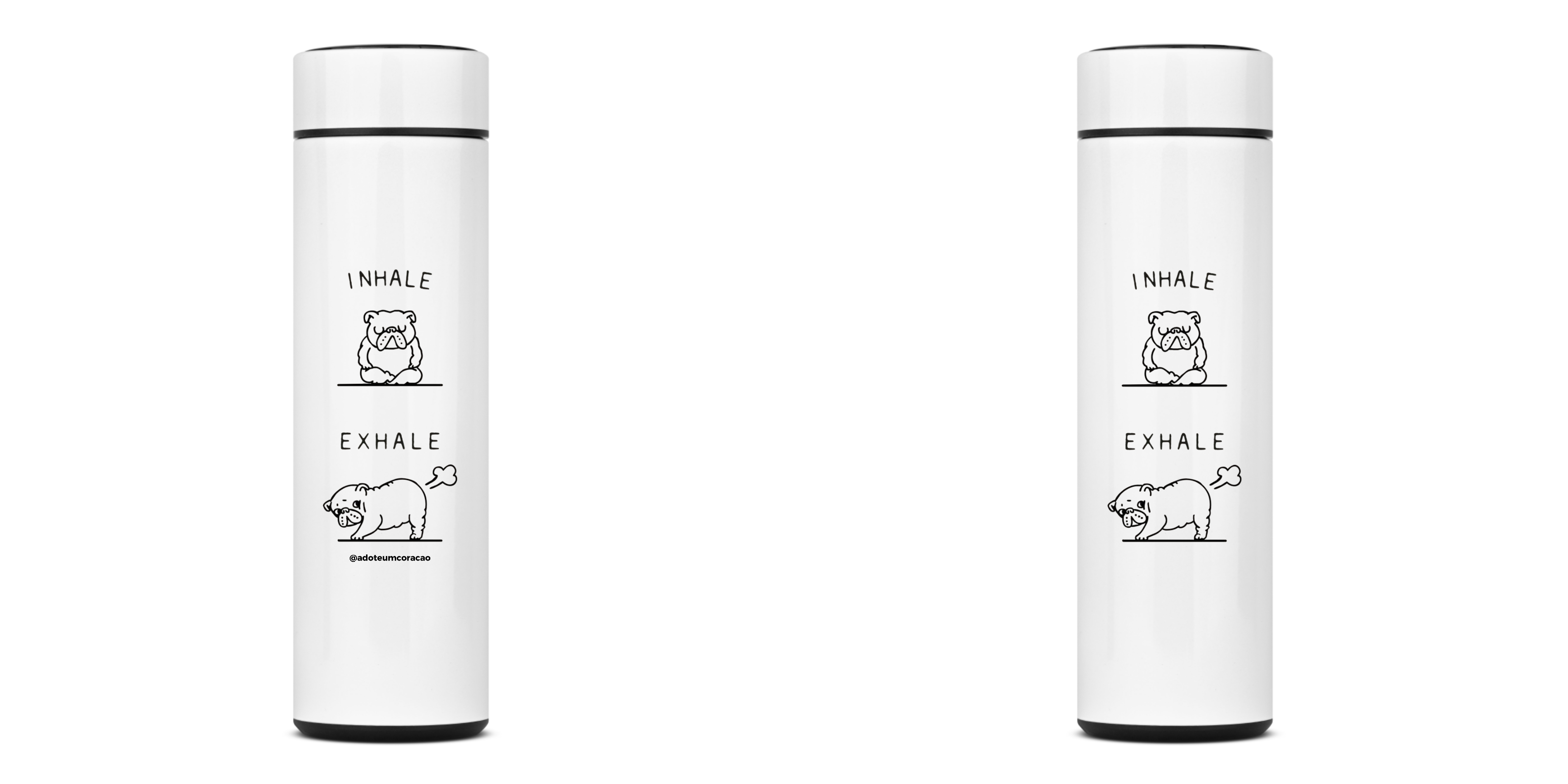 Nome do produto: Garrafa Térmica - Yoga Bull