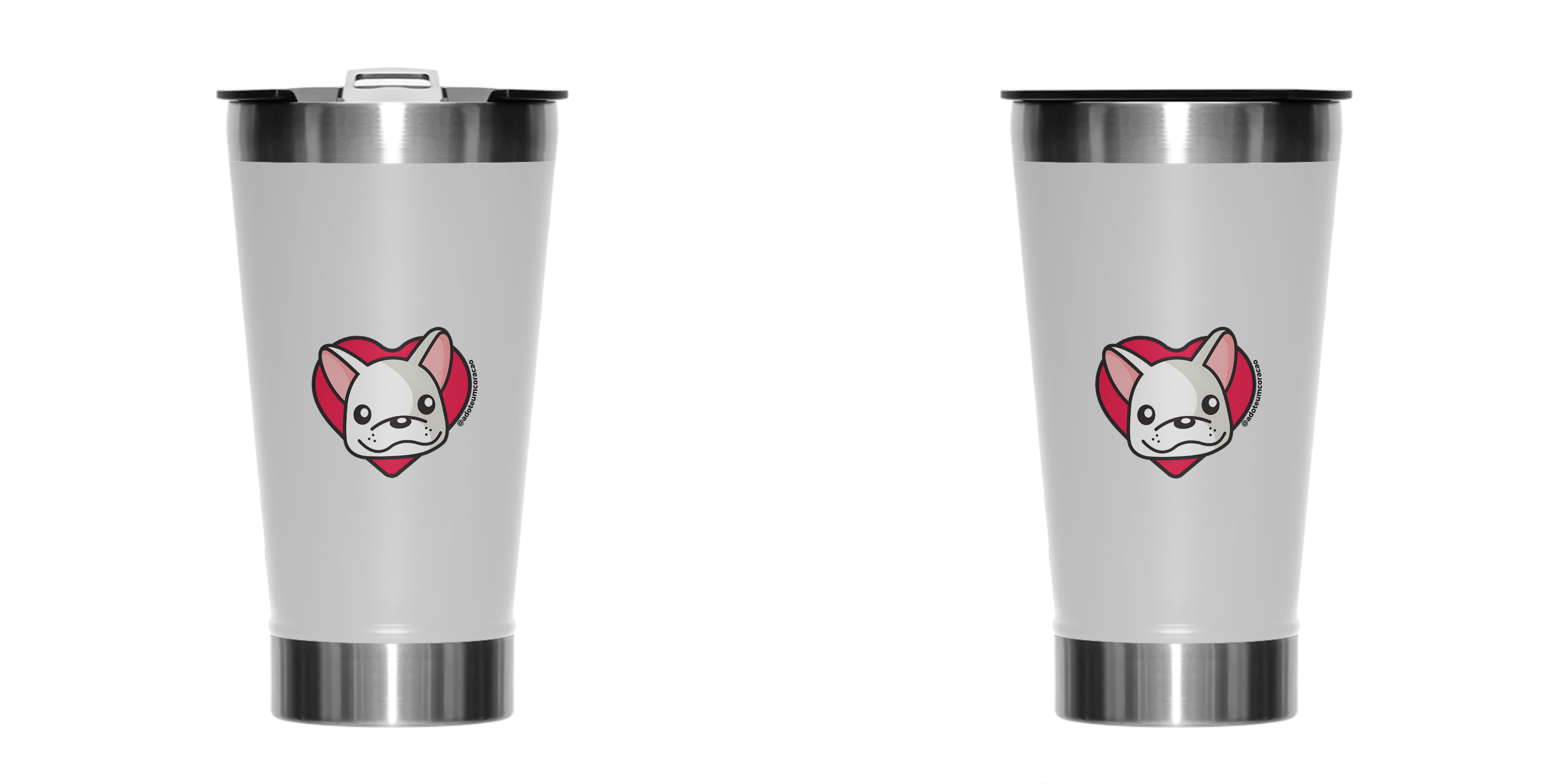 Copo Térmico - Logo Adote um Coração