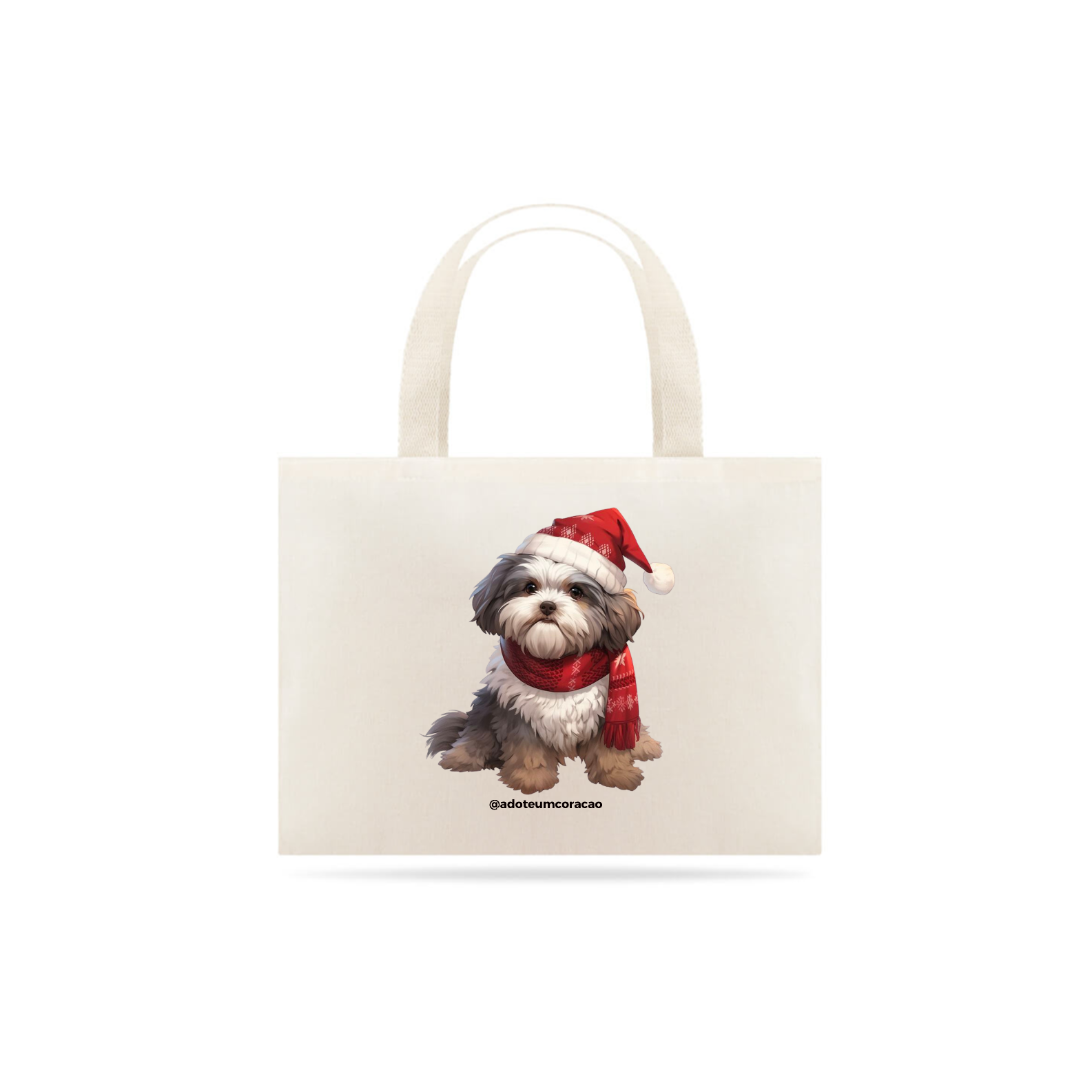 Ecobag Natal - Shih Tzu