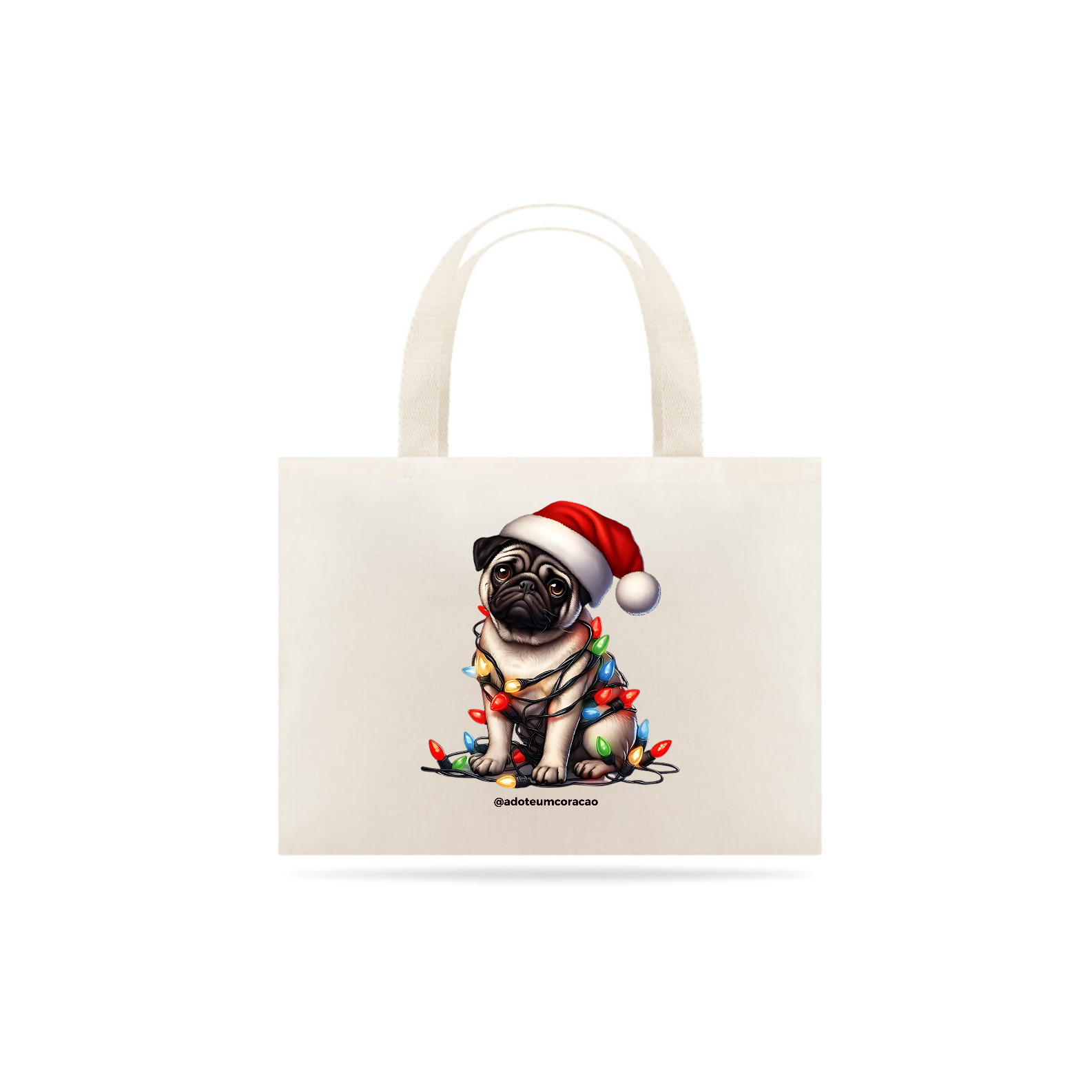 Ecobag Natal - Pug