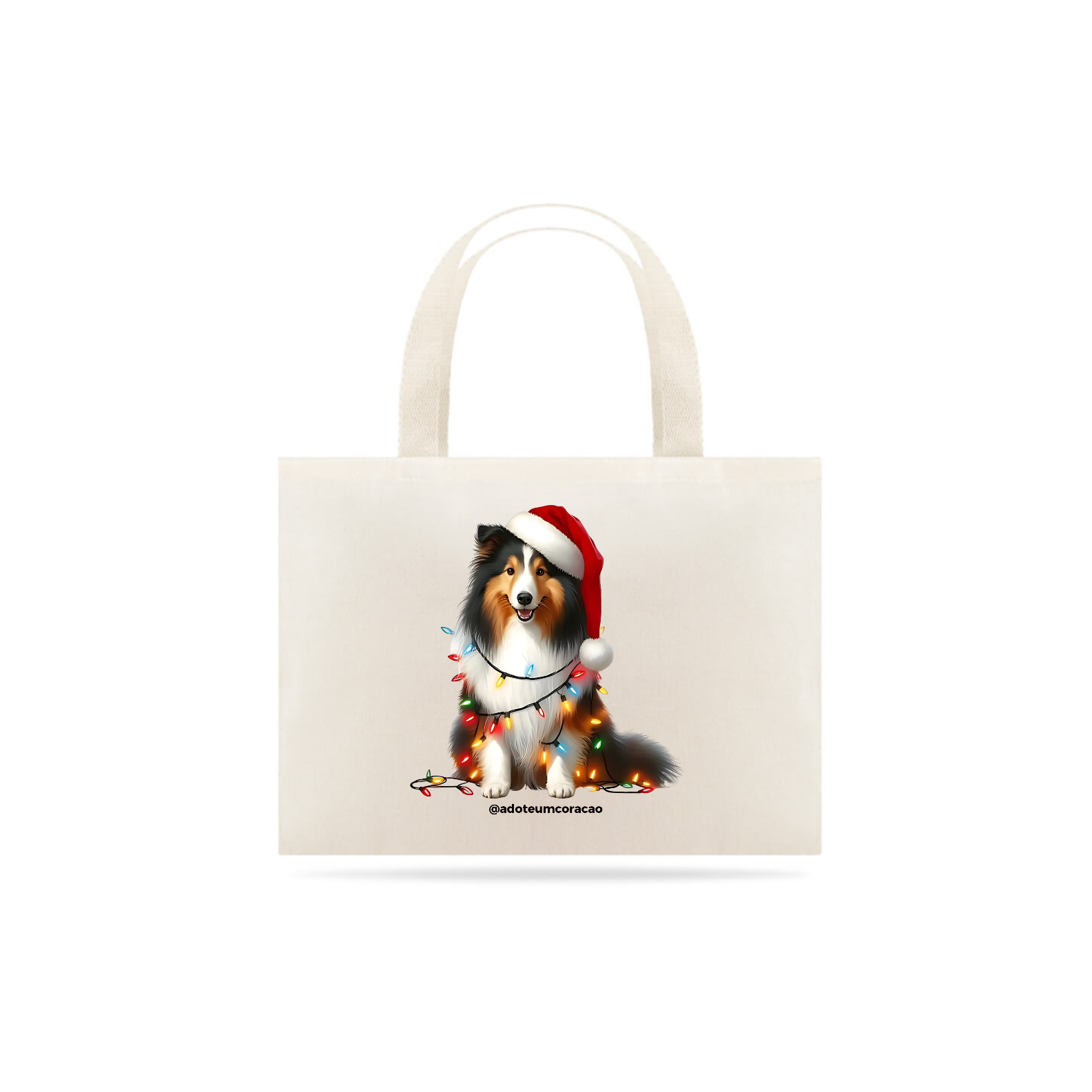 Ecobag Natal - Pastor de Shetland