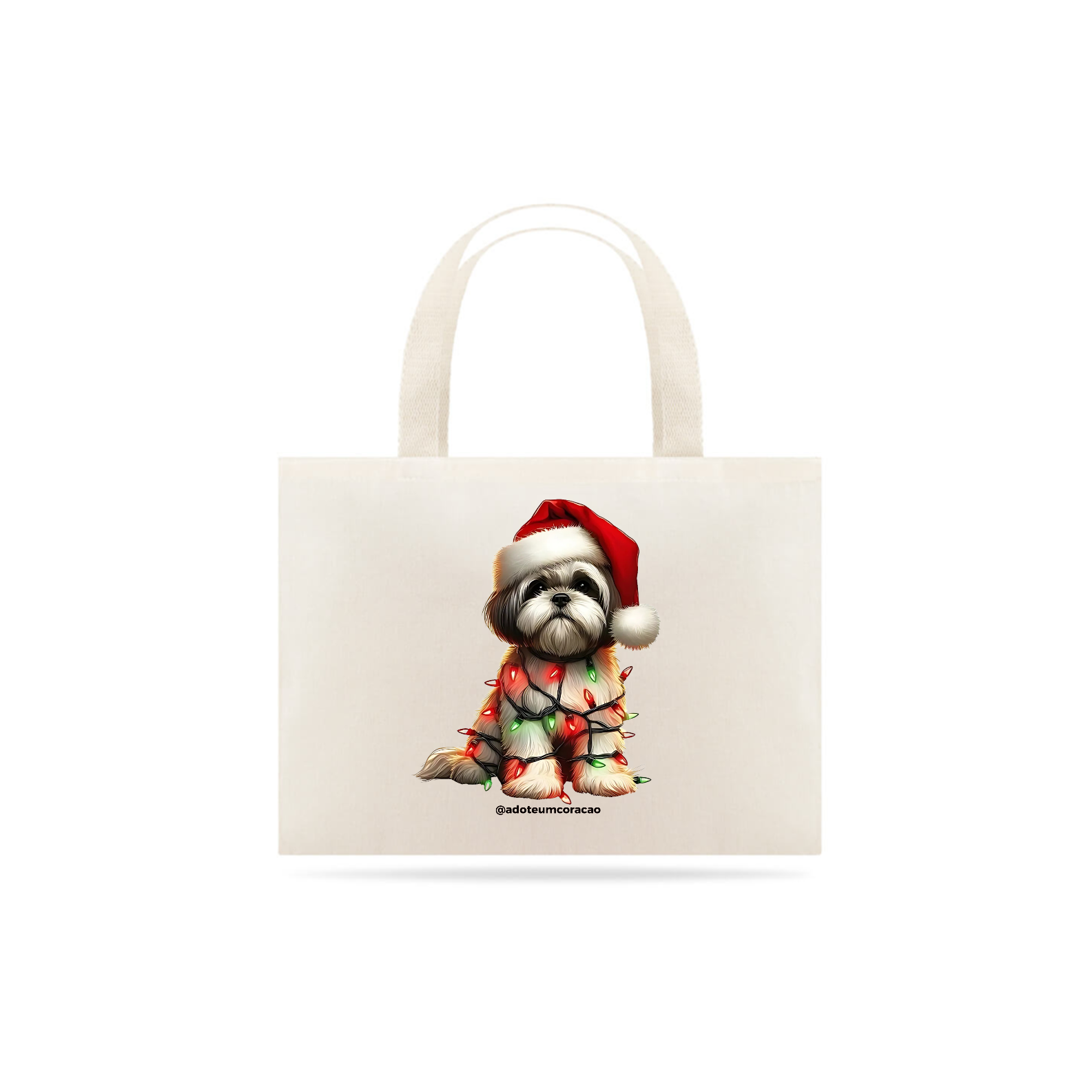 Ecobag Natal - Shih Tzu