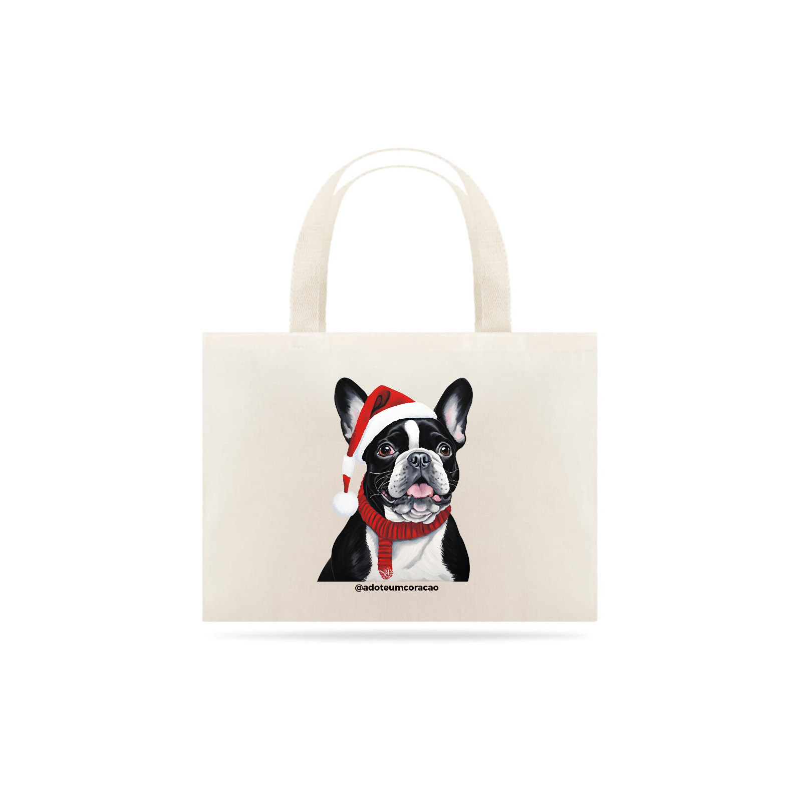 Ecobag Natal - Bulldog Francês (IV)