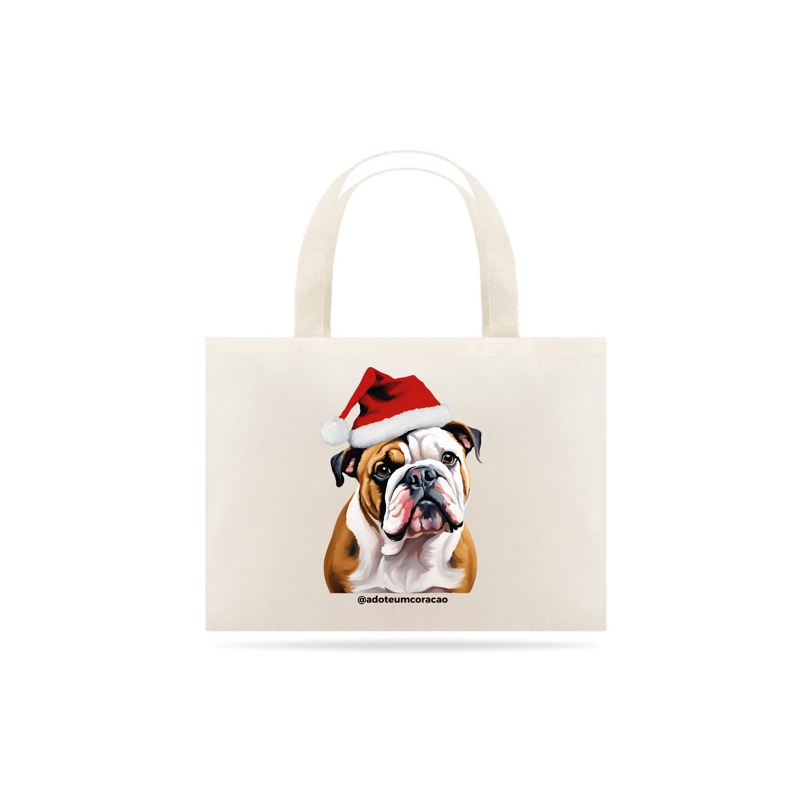 Ecobag Natal - Bulldog Inglês (II)