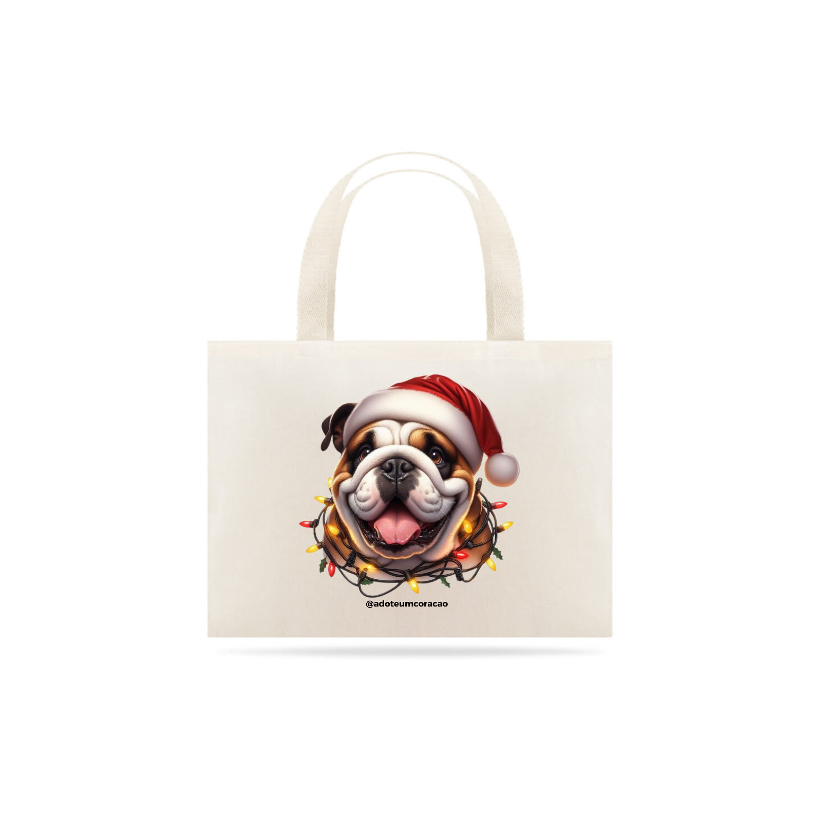 Ecobag Natal - Bulldog Inglês (III)