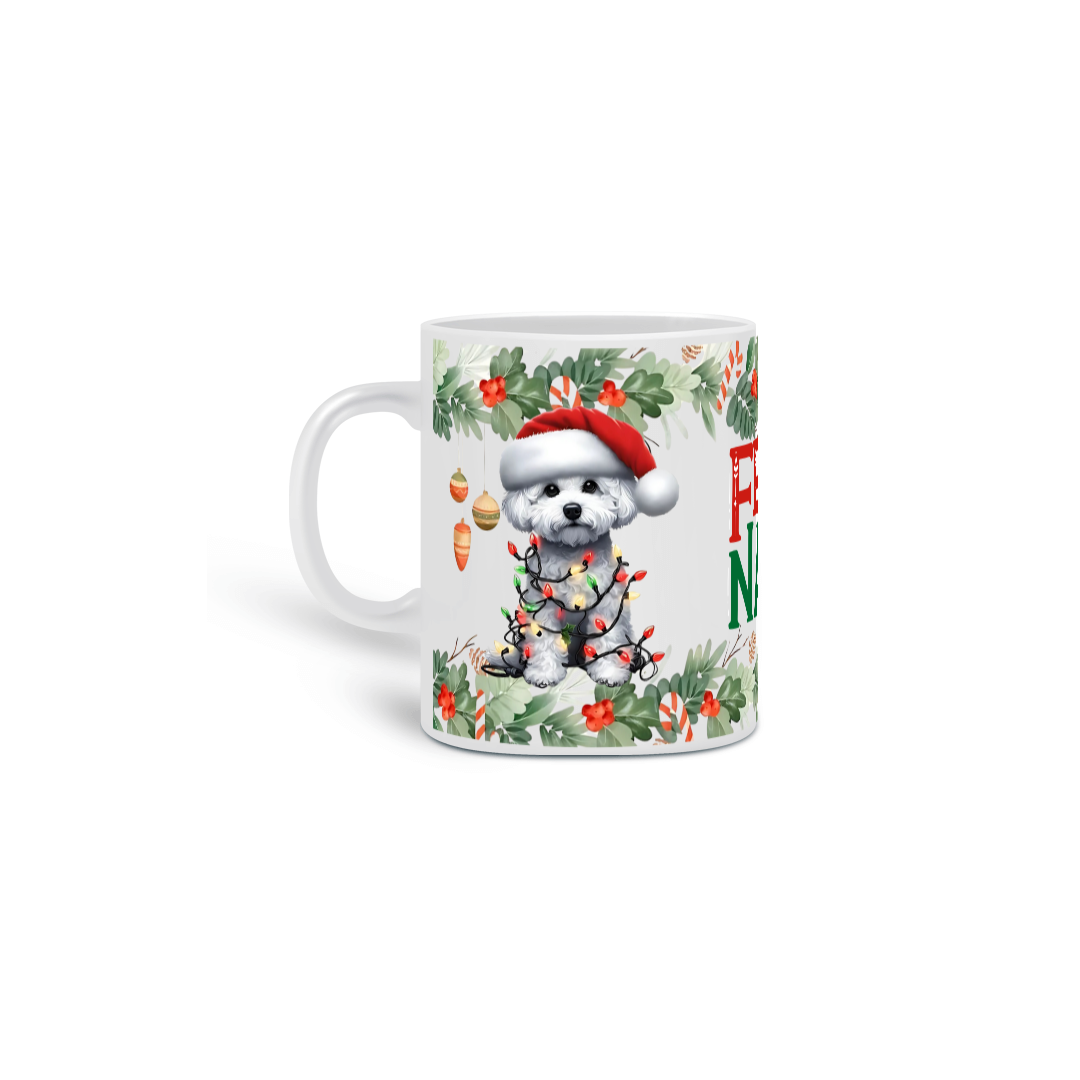 Caneca Natal - Bichon