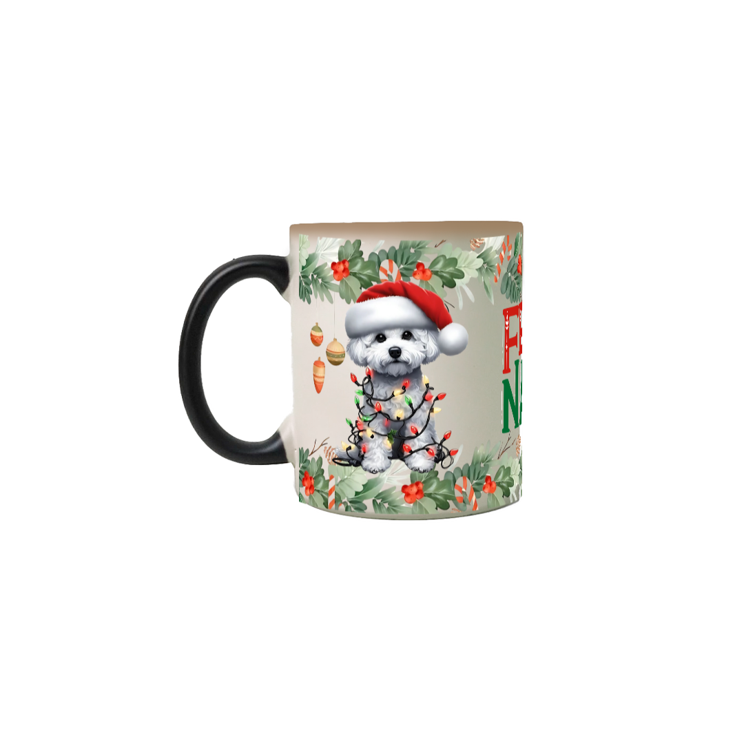 Caneca Mágica Natal - Bichon