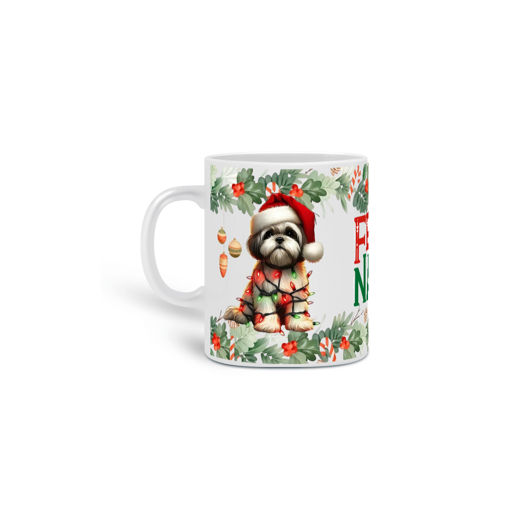 Caneca Natal - Shih Tzu (II)