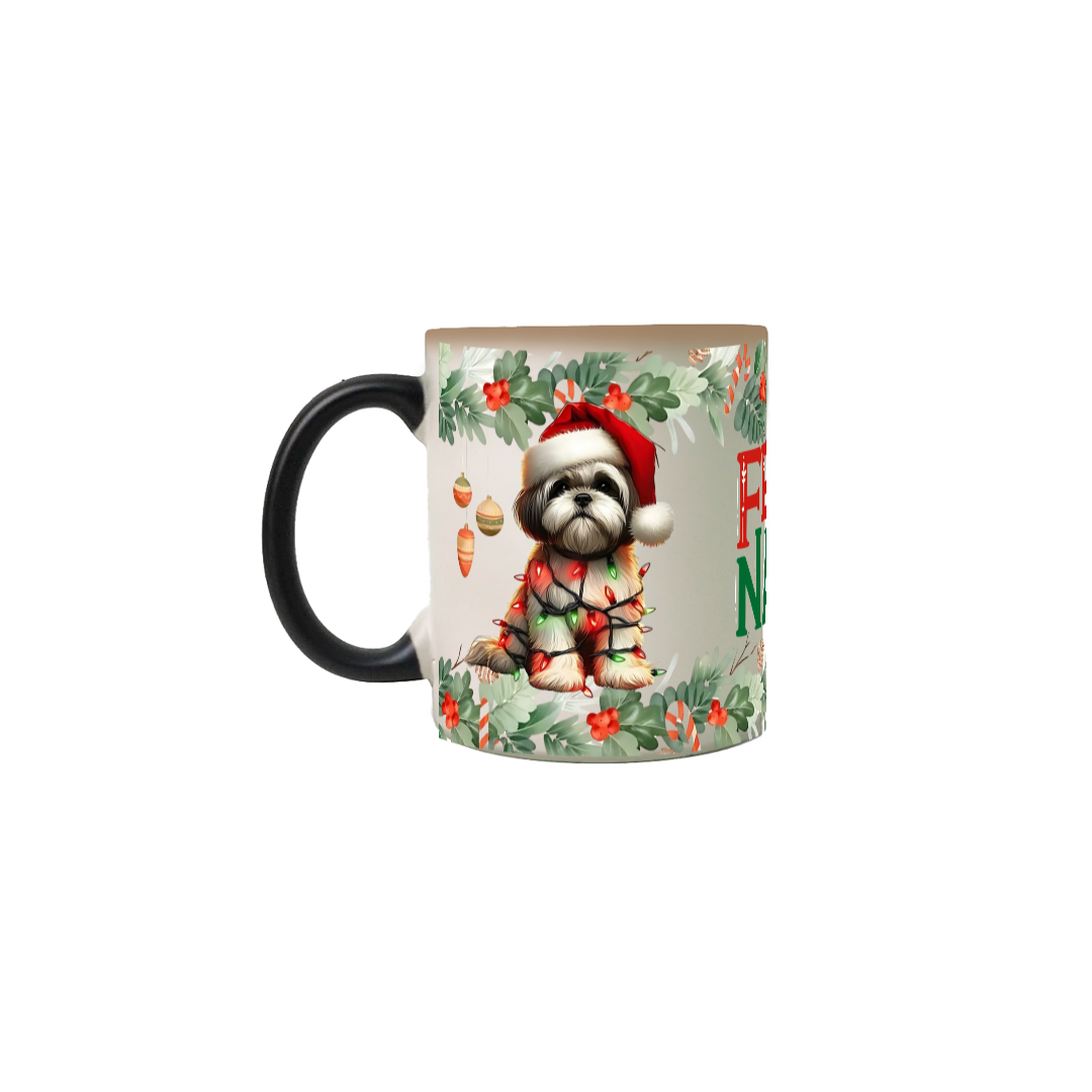 Caneca Mágica Natal - Shih Tzu (II)