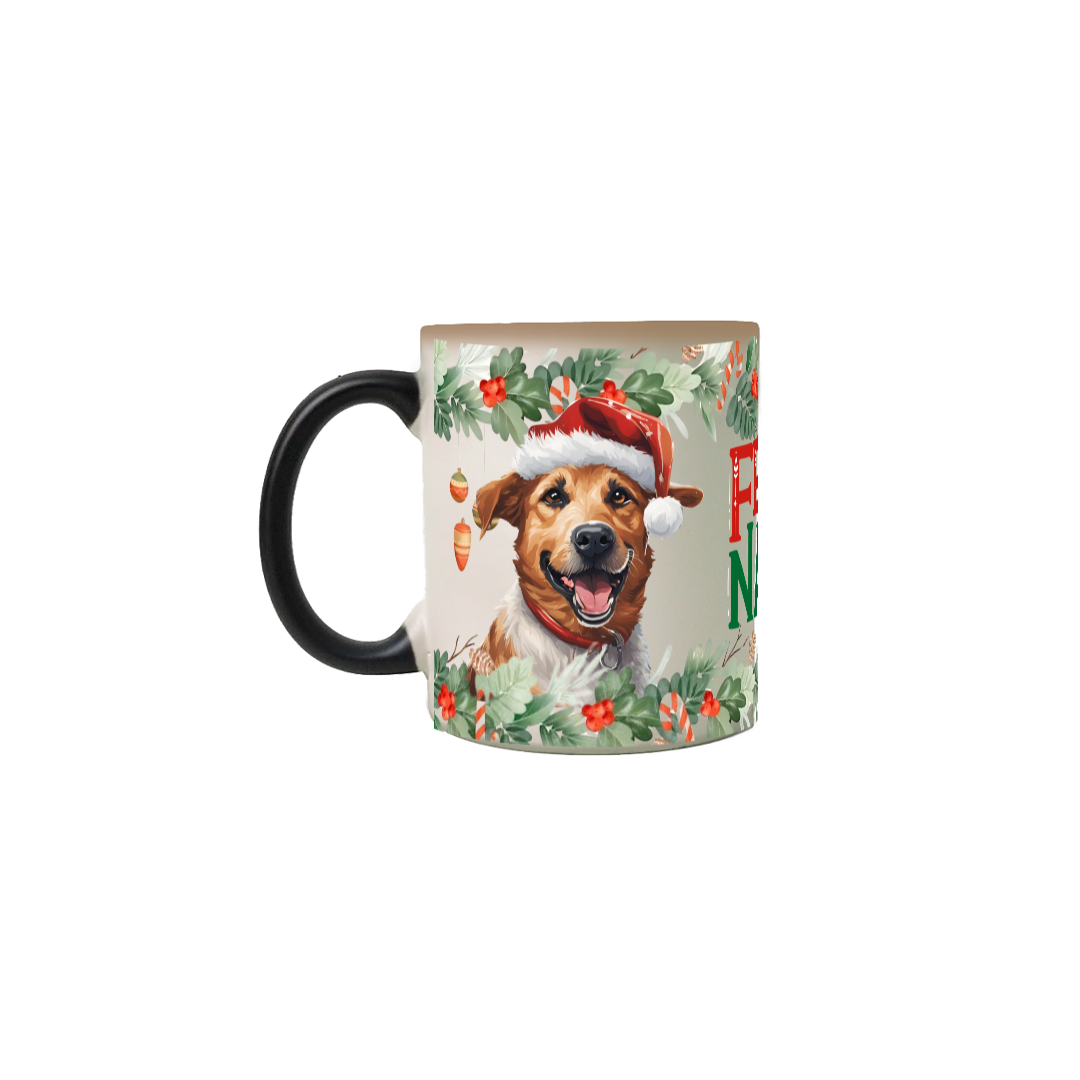 Caneca Mágica Natal - Caramelo