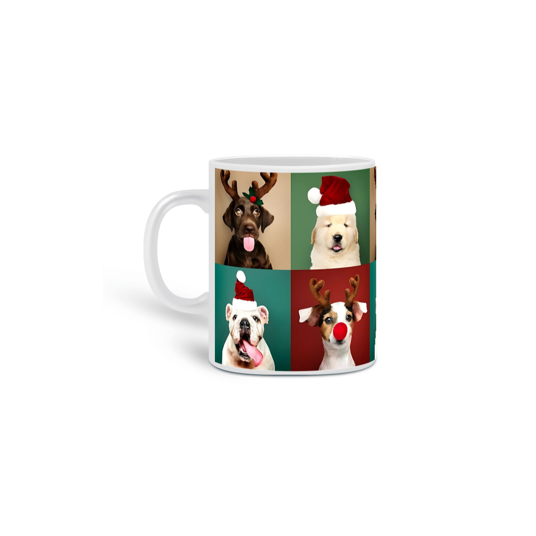 Caneca Natal - Dogs Fantasia