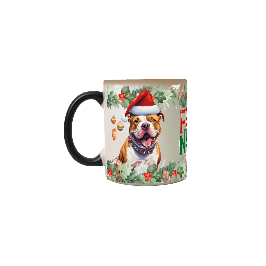 Caneca Mágica Natal - American Bully