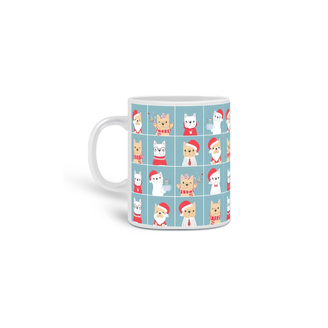 Caneca Natal - Bulldogada Natalina