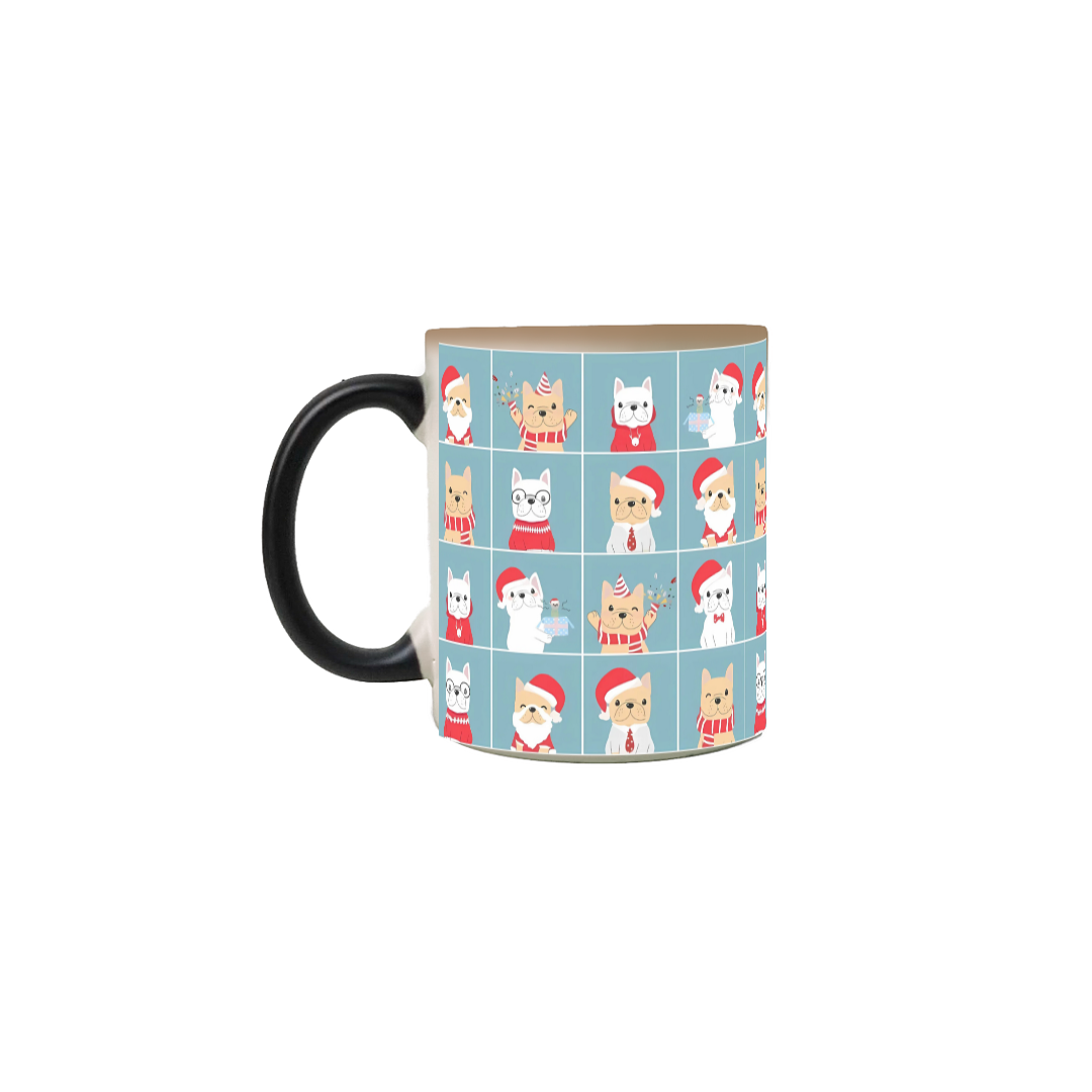 Caneca Mágica Natal - Bulldogada Natalina