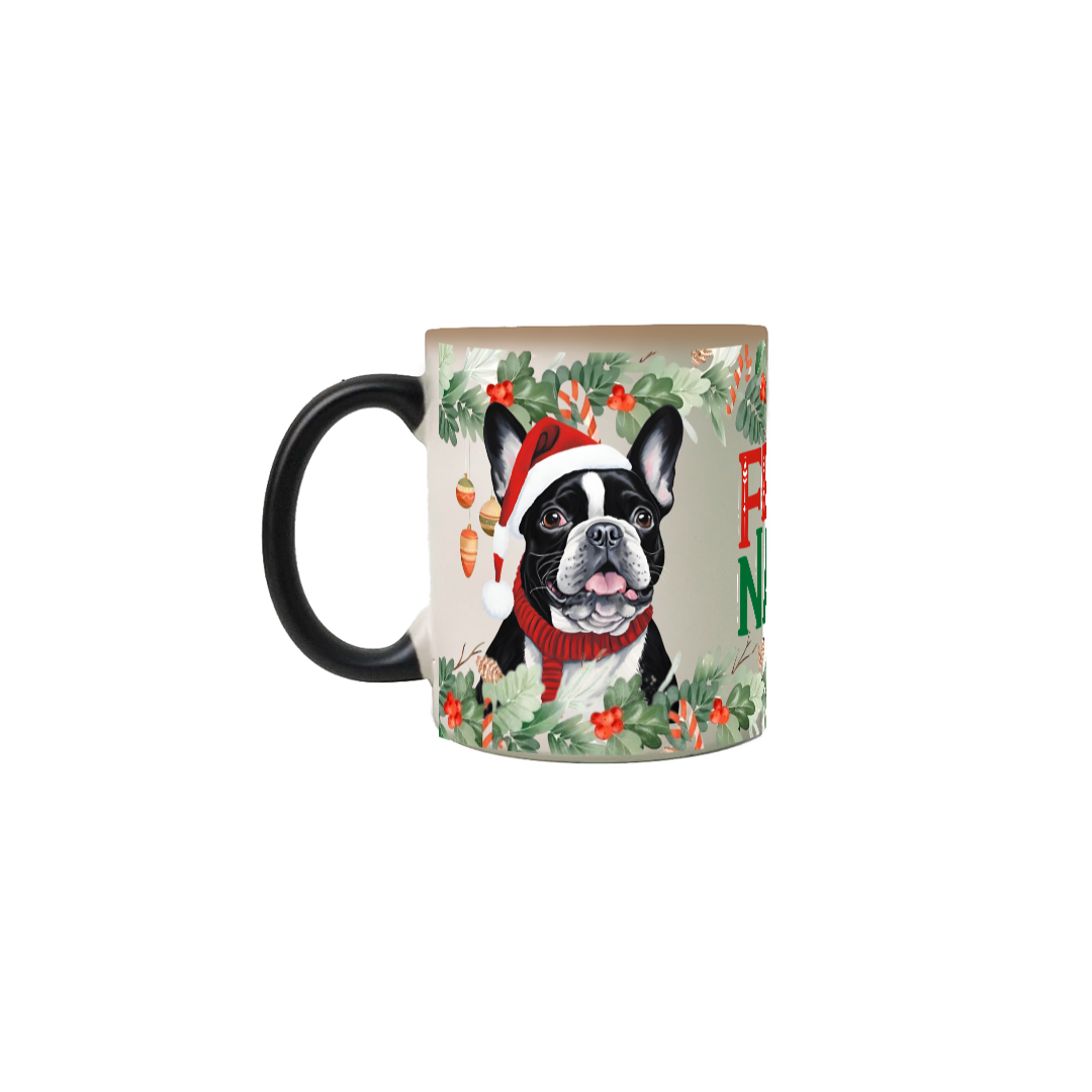Caneca Mágica Natal - Bulldog Francês (IV)