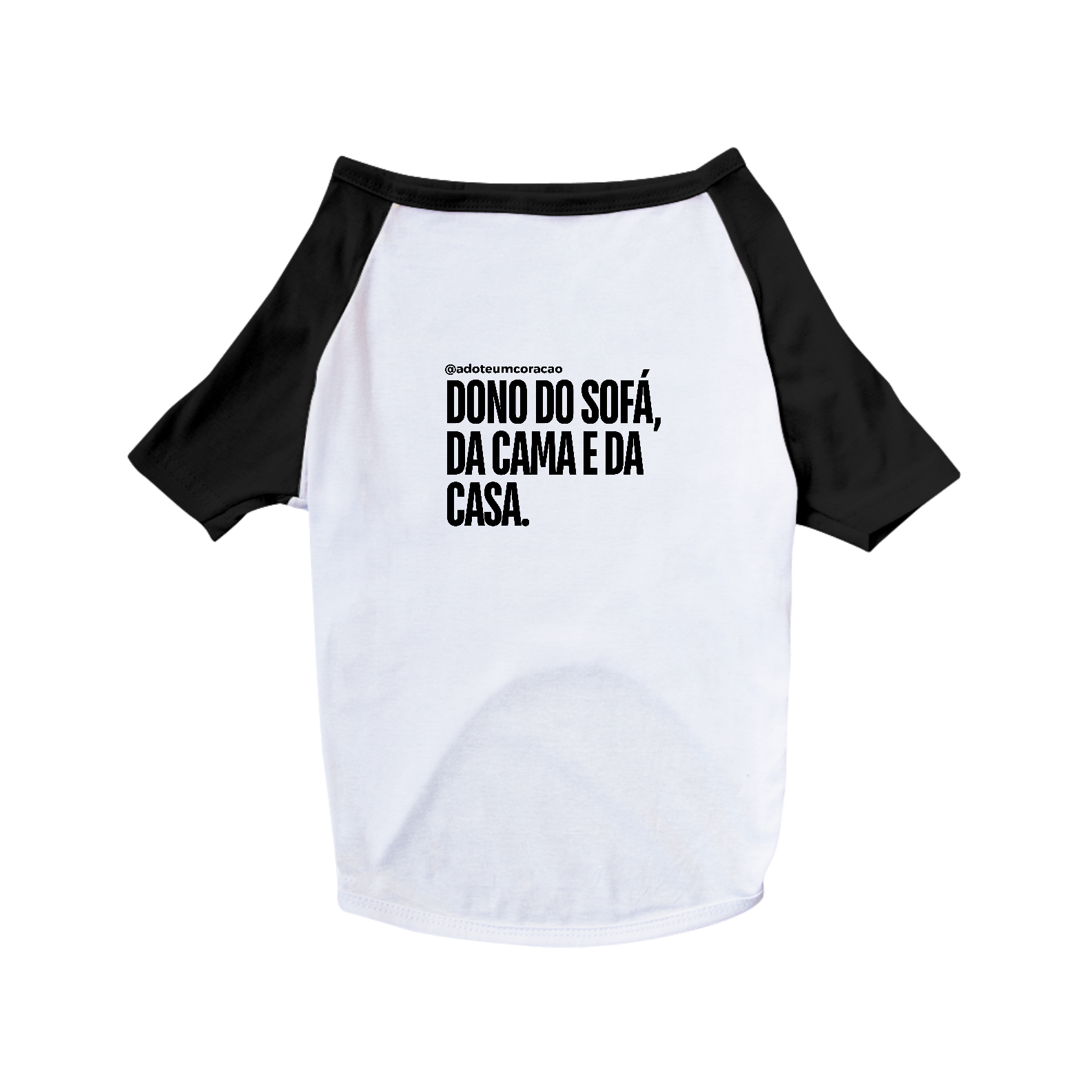 T-shirt Pet - Dono do sofá, da cama e da casa