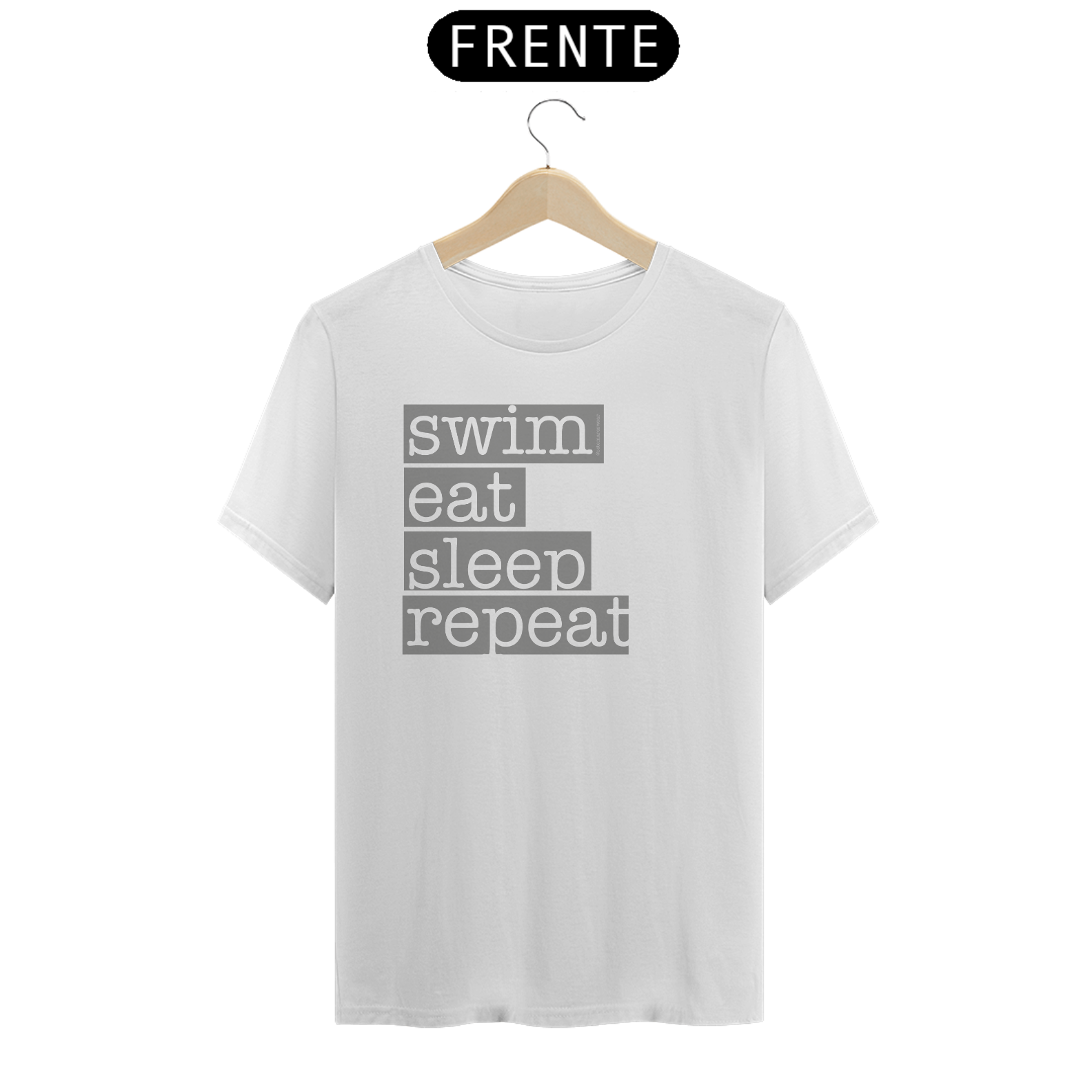 Nome do produto: swim, eat, sleep, repeat