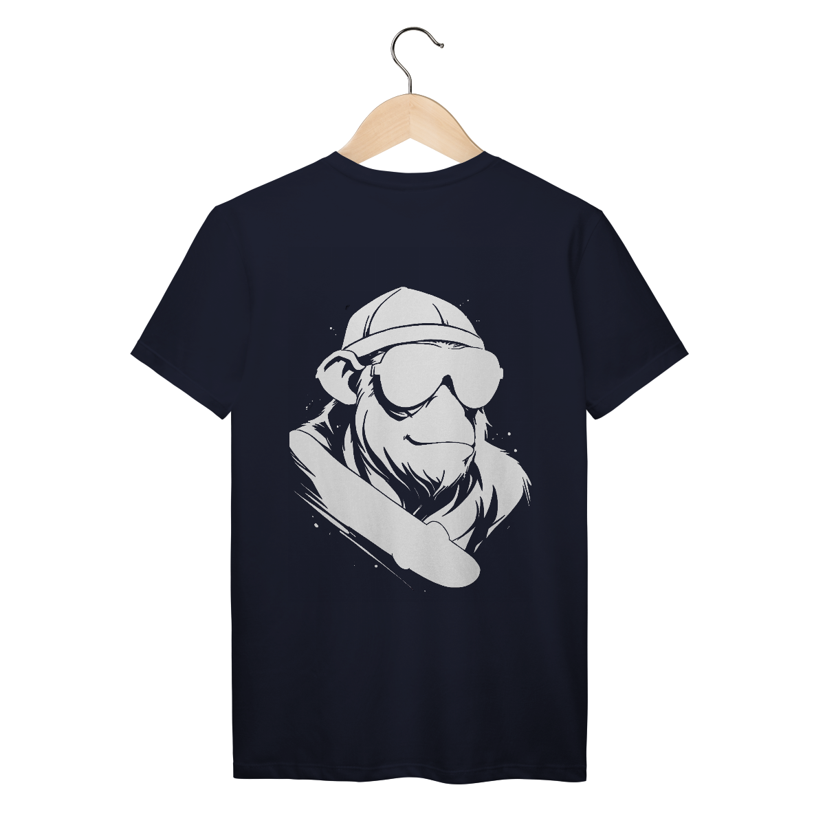 Nome do produto: Camiseta White Skate - Logo Clara