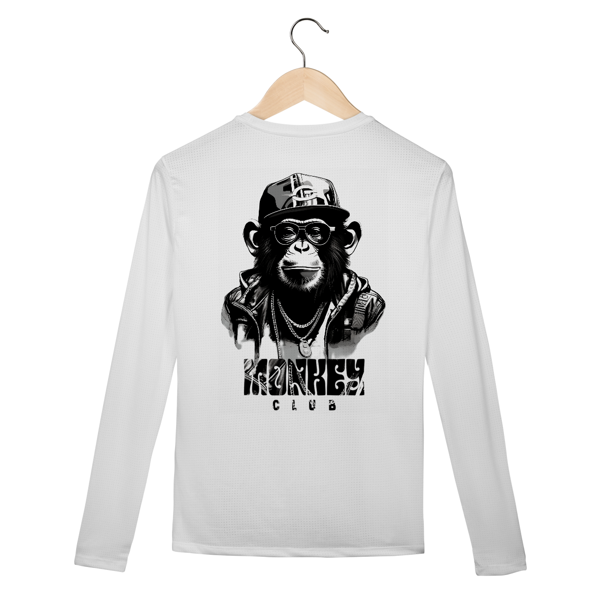 Nome do produto: Manga Longa Sport Wanted - Logo Escura