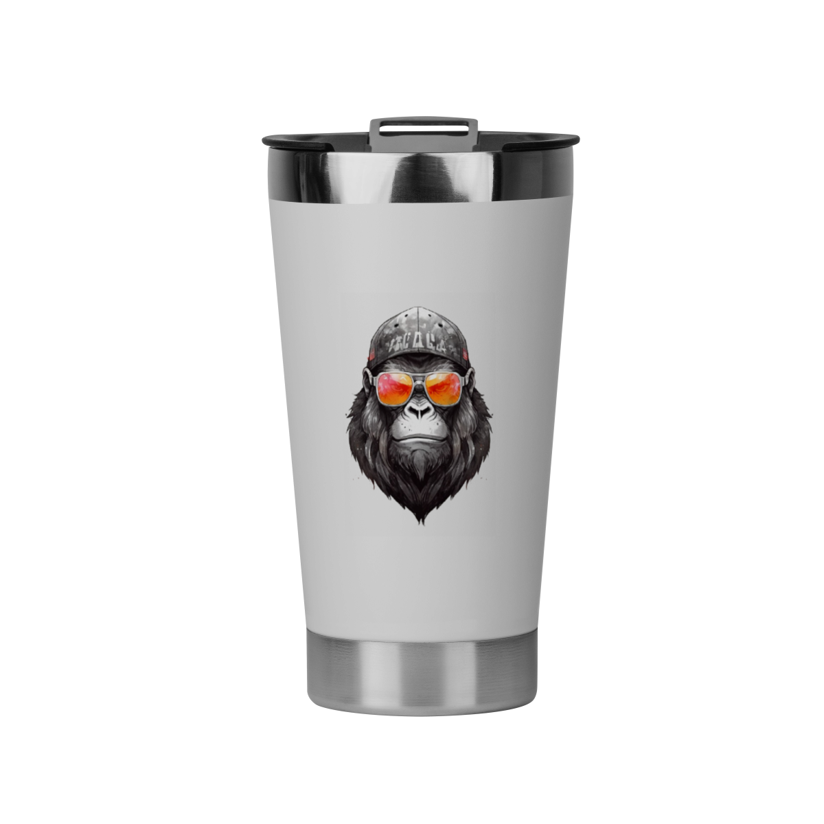 Nome do produto: Copo Térmico Beard Branco