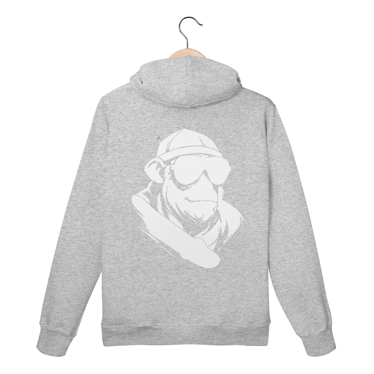 Nome do produto: Moletom White Skate - Logo Clara