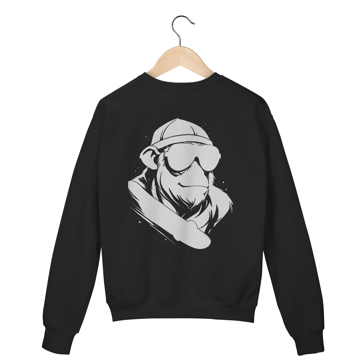 Nome do produto: Suéter White Skate - Logo Clara