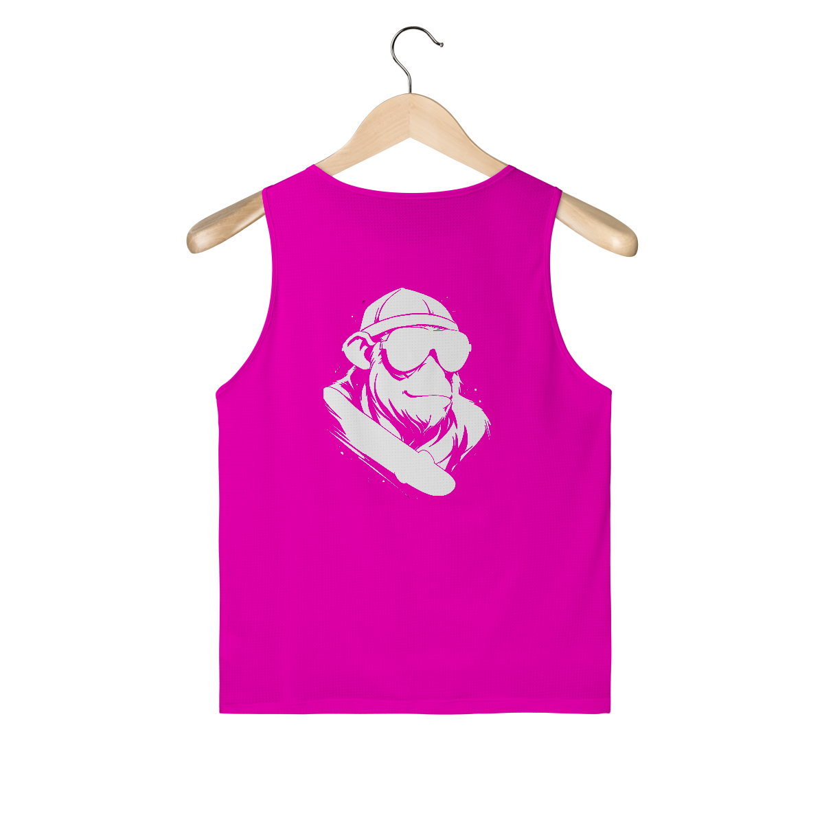 Nome do produto: Regata Masculina Sport White Skate - Logo Clara