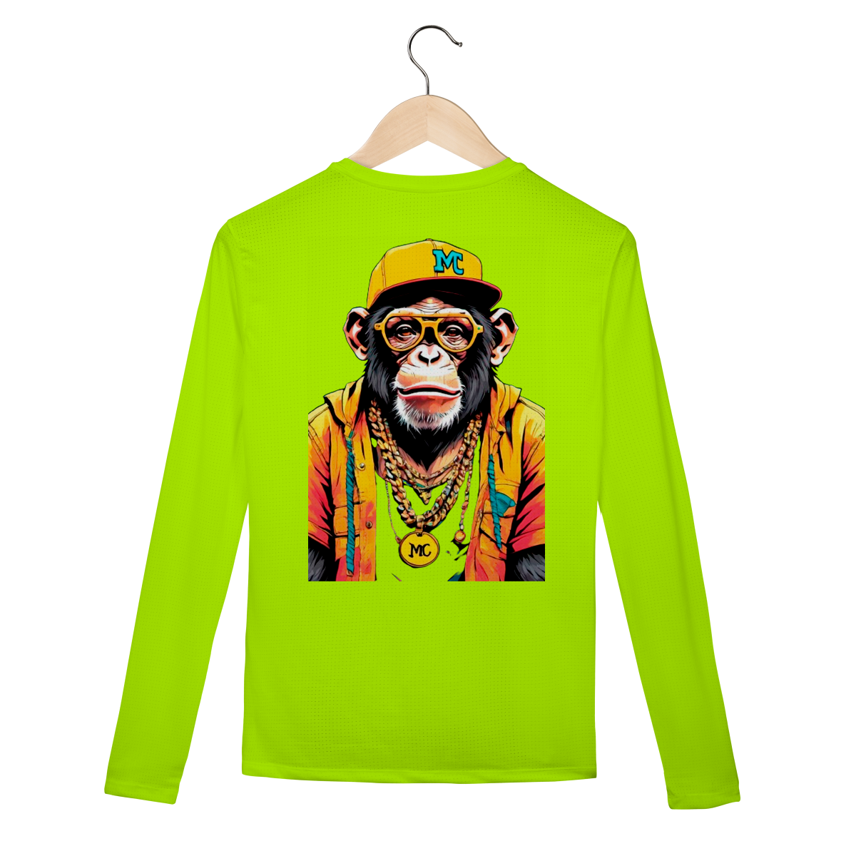 Nome do produto: Manga Longa Chimpa - Logo Escura