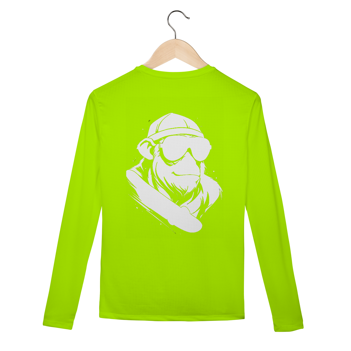 Nome do produto: Manga Longa Sport White Skate - Logo Clara