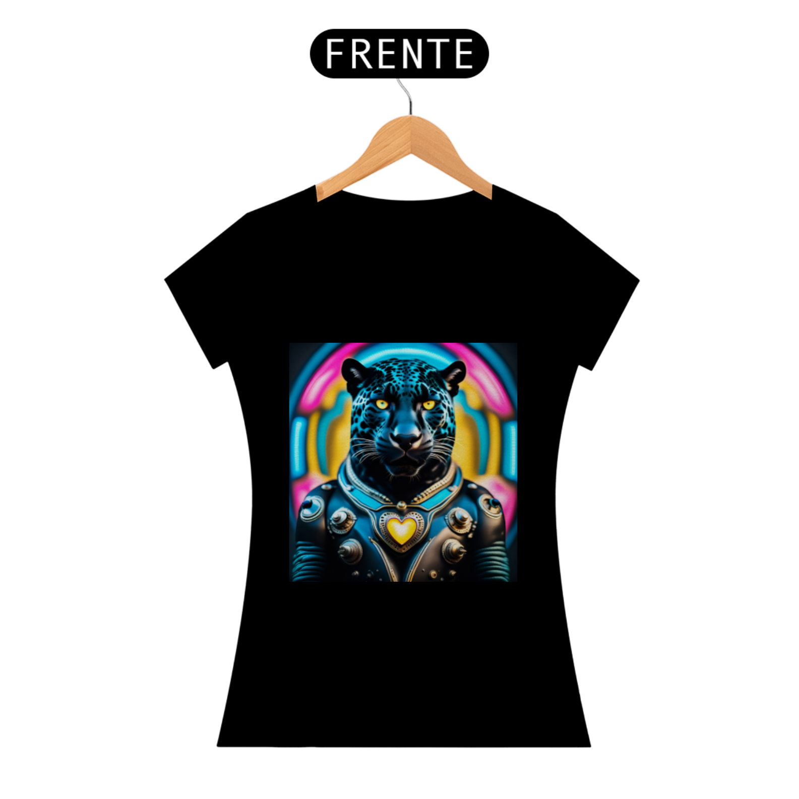 Nome do produto: Camiseta Feminina Guardião Pantera Estelar