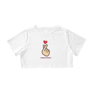 Top Cropped Finger Heartu