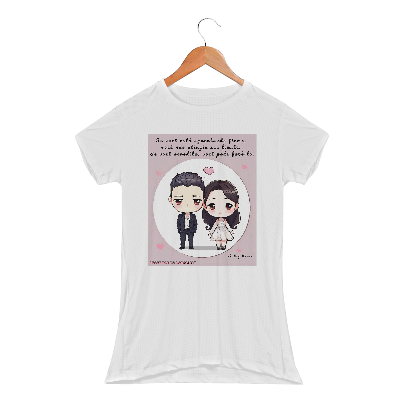 Baby Look Sport Dry UV - Oh My V - Chibi style para treinar