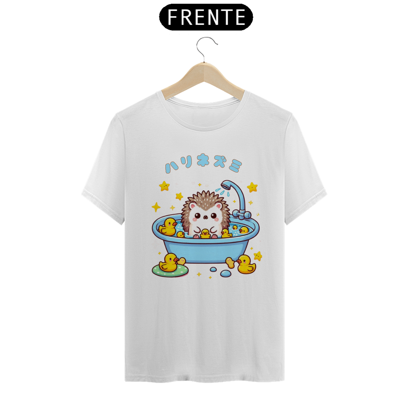 Camiseta Unissex ハリネズミ - hedgehog