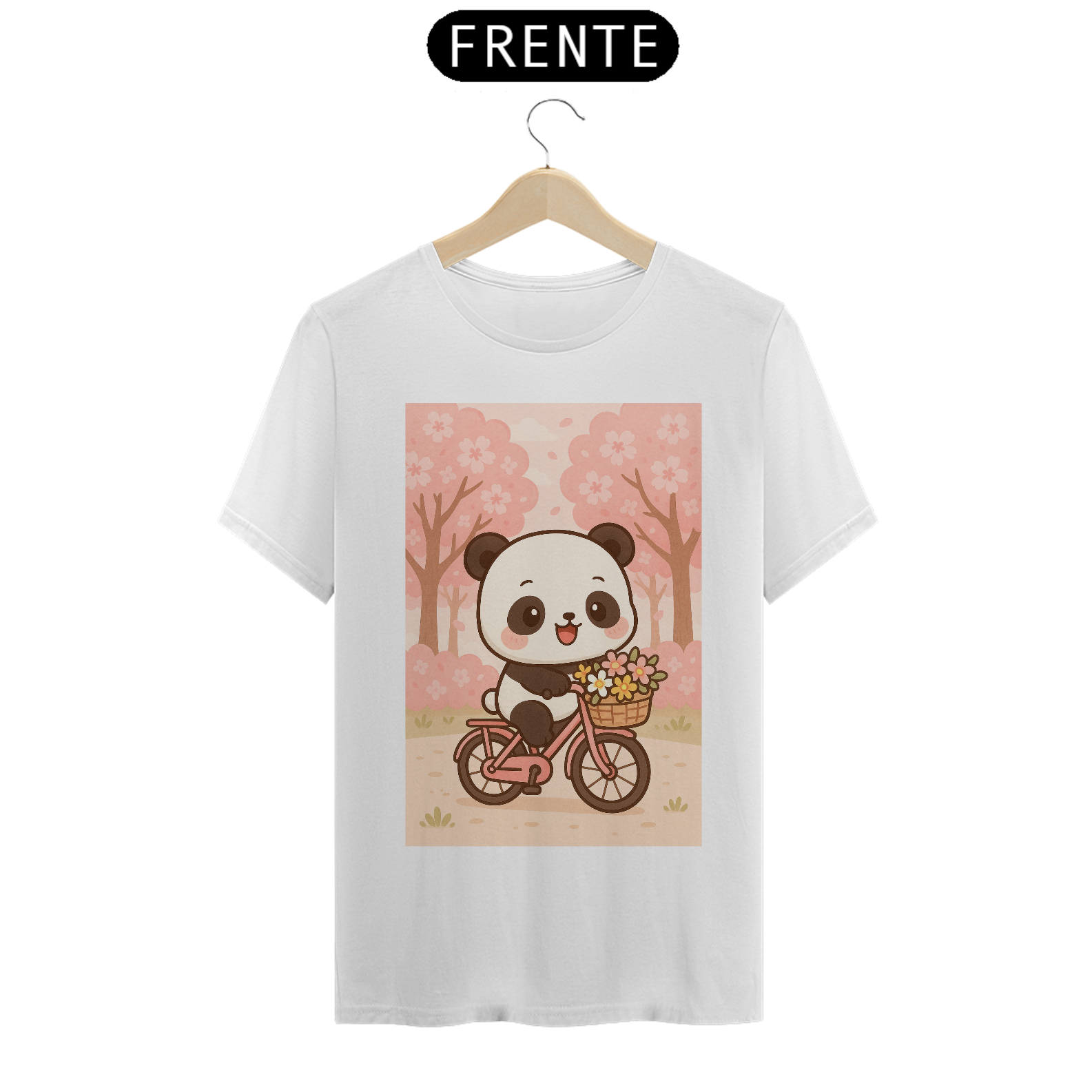 Camiseta Unissex Bike Panda