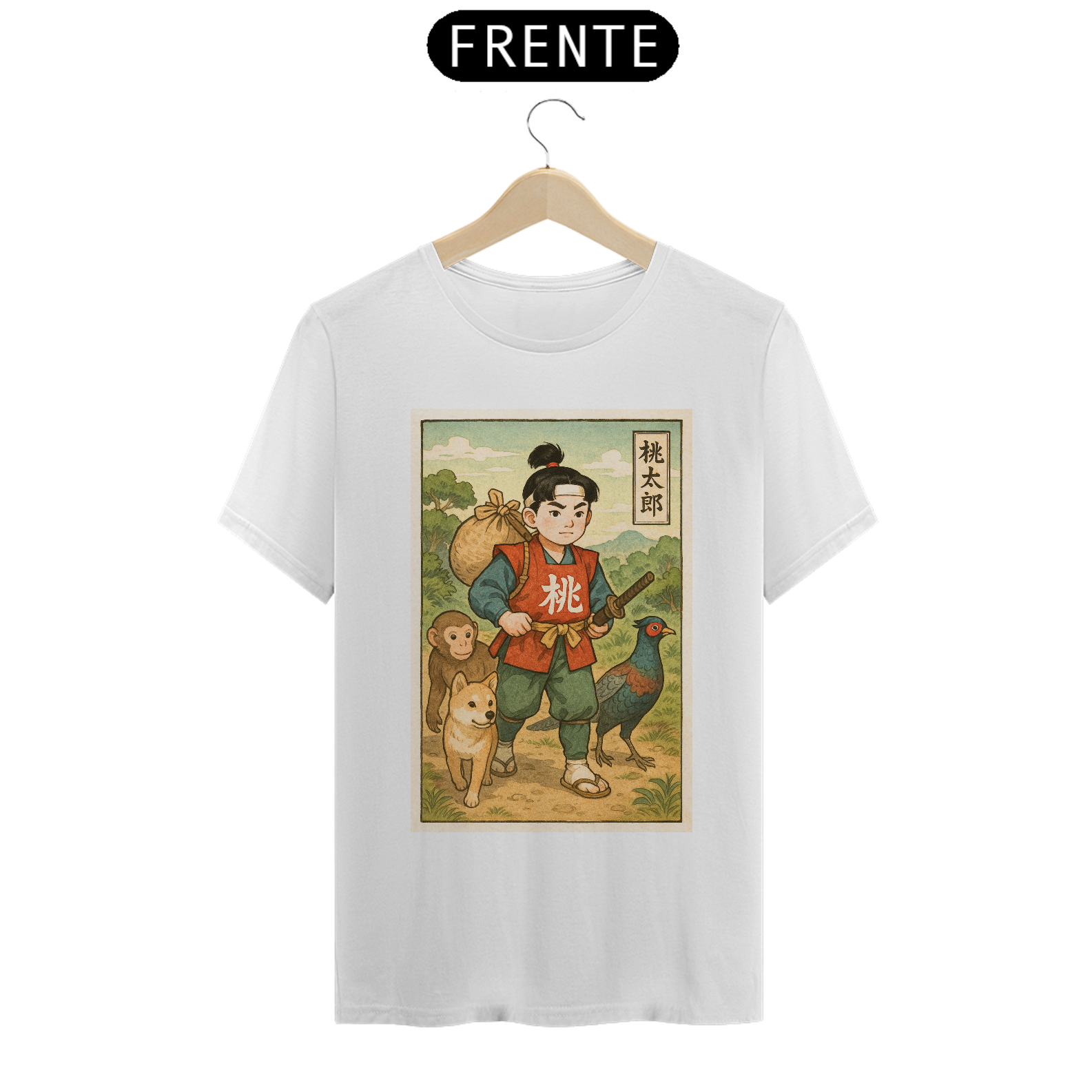 Camiseta Unissex Momotaro