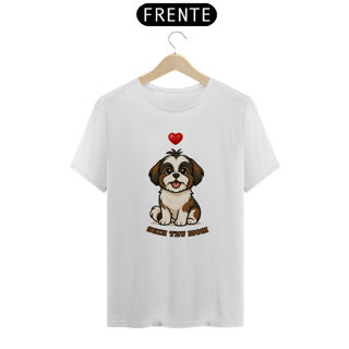 Camiseta Unissex Shih Tzu Mom