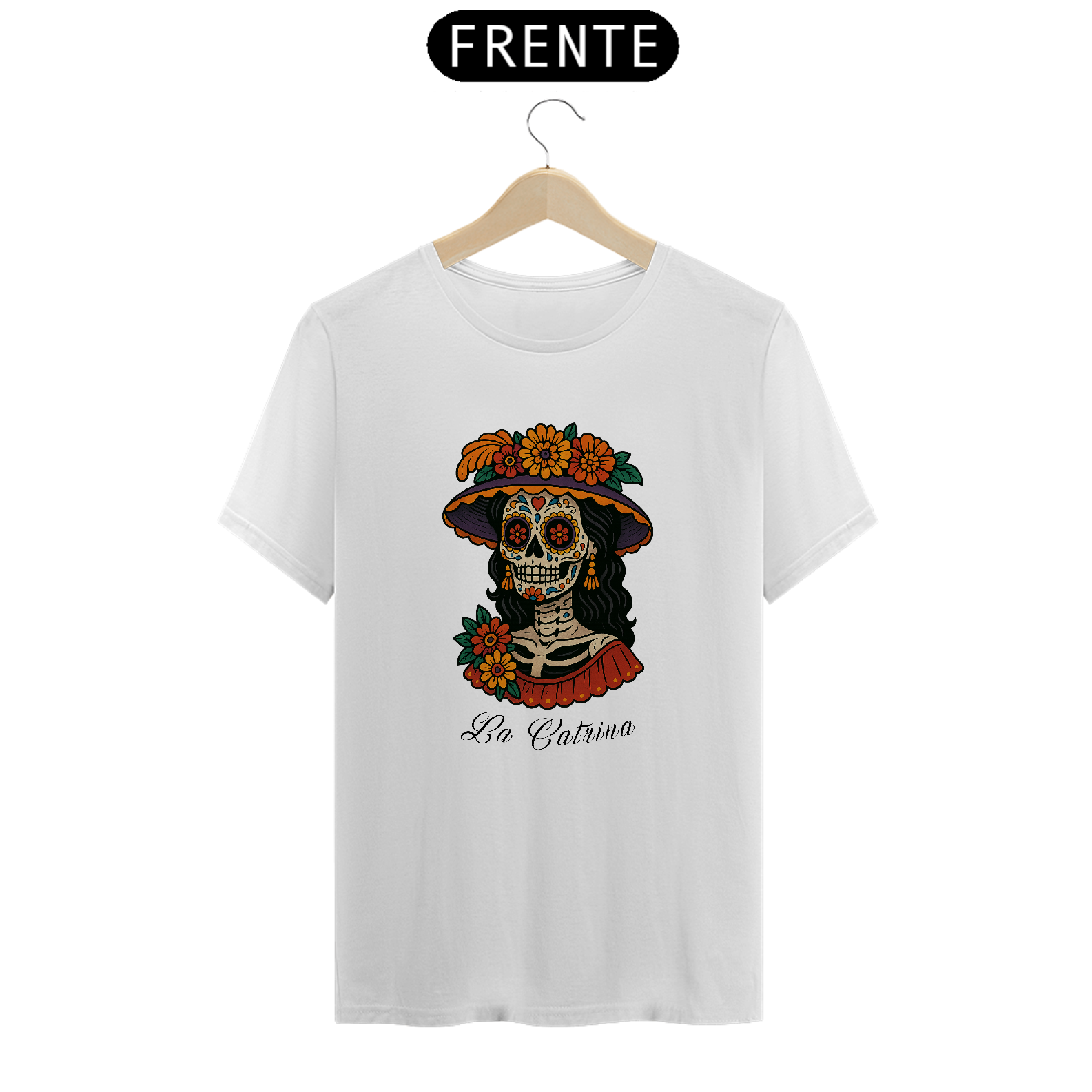 Camiseta Unissex La Catrina