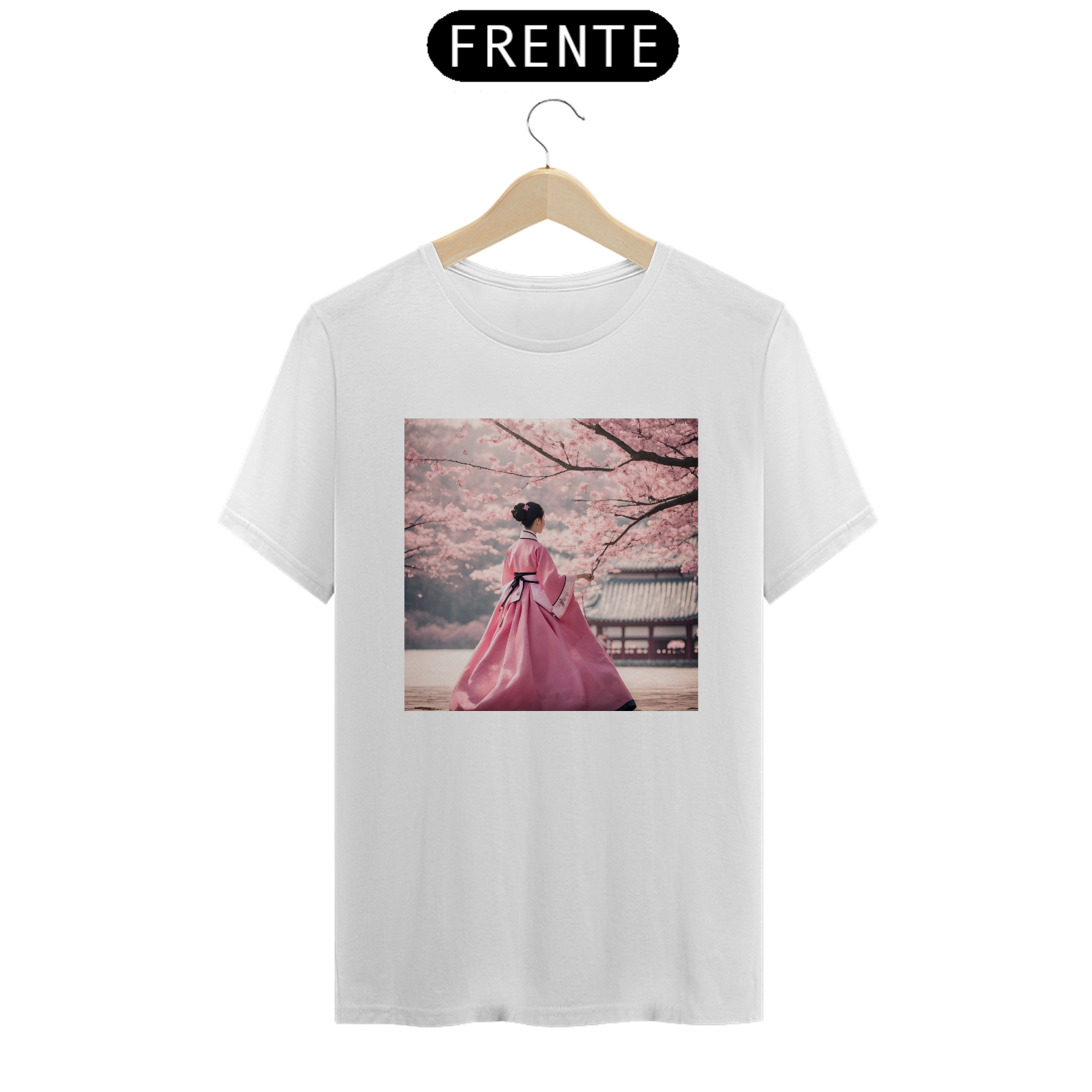 Camiseta Unissex Pink Hanbok