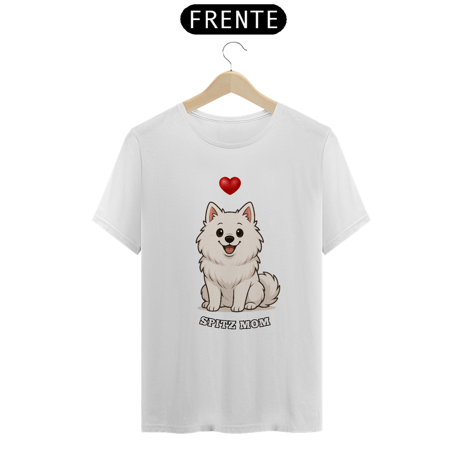 Camiseta Unissex Spitz Mom