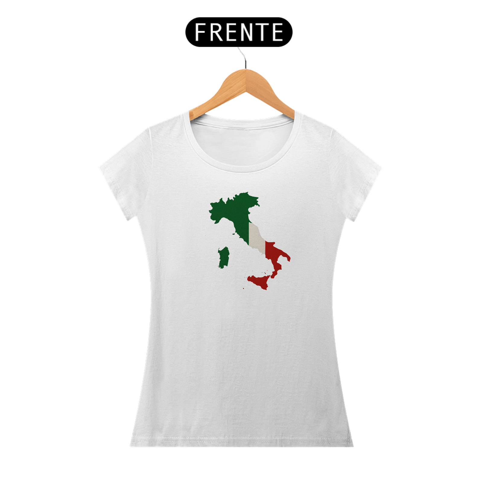 Baby Look Mapa da Itália