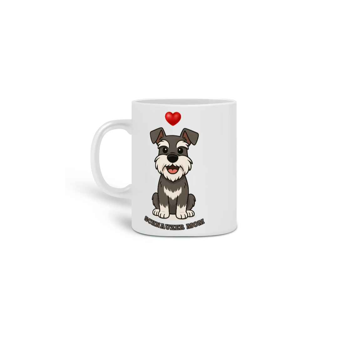 Caneca Schnauzer Mom