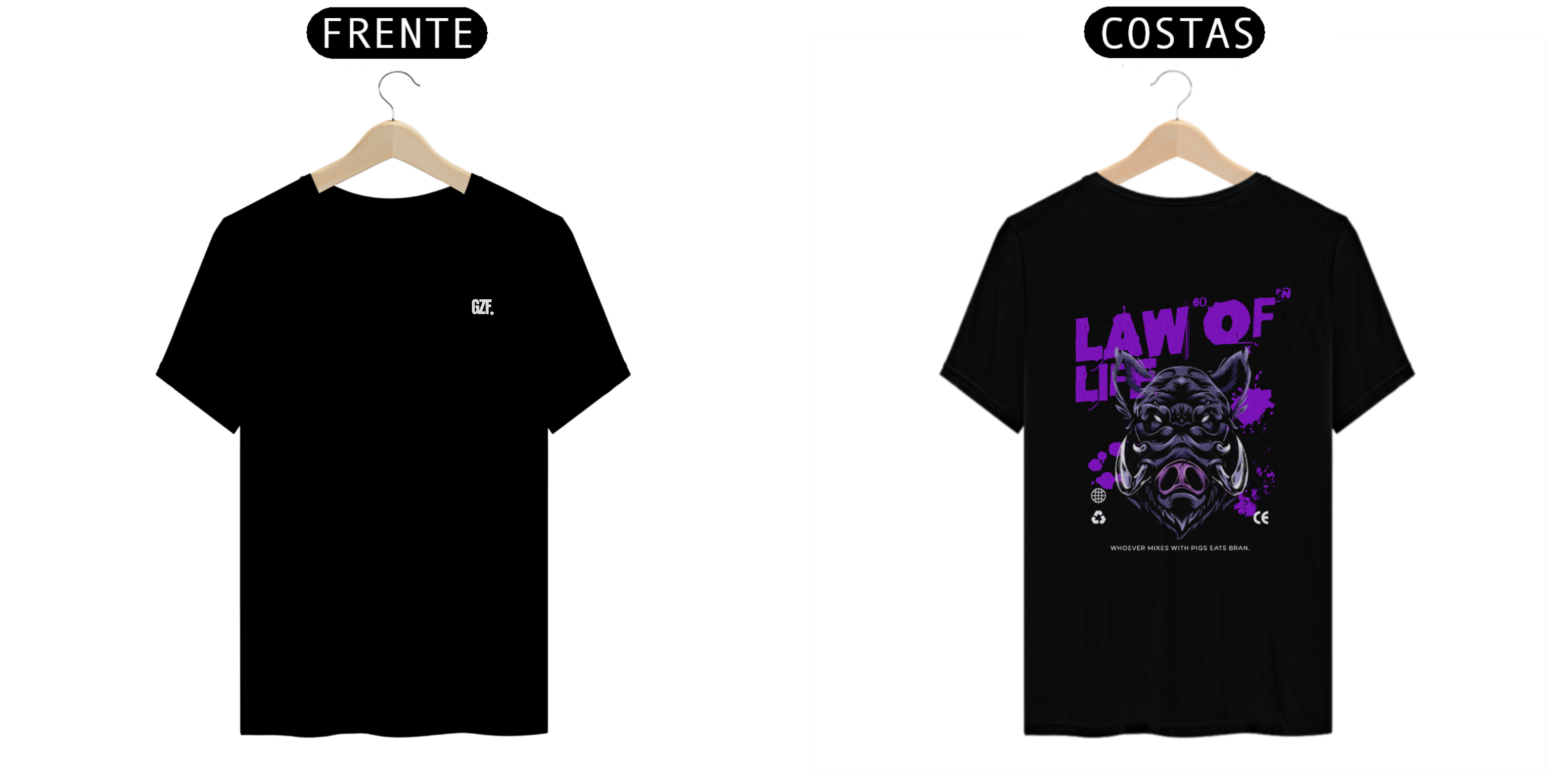 Nome do produto: Camiseta law of life